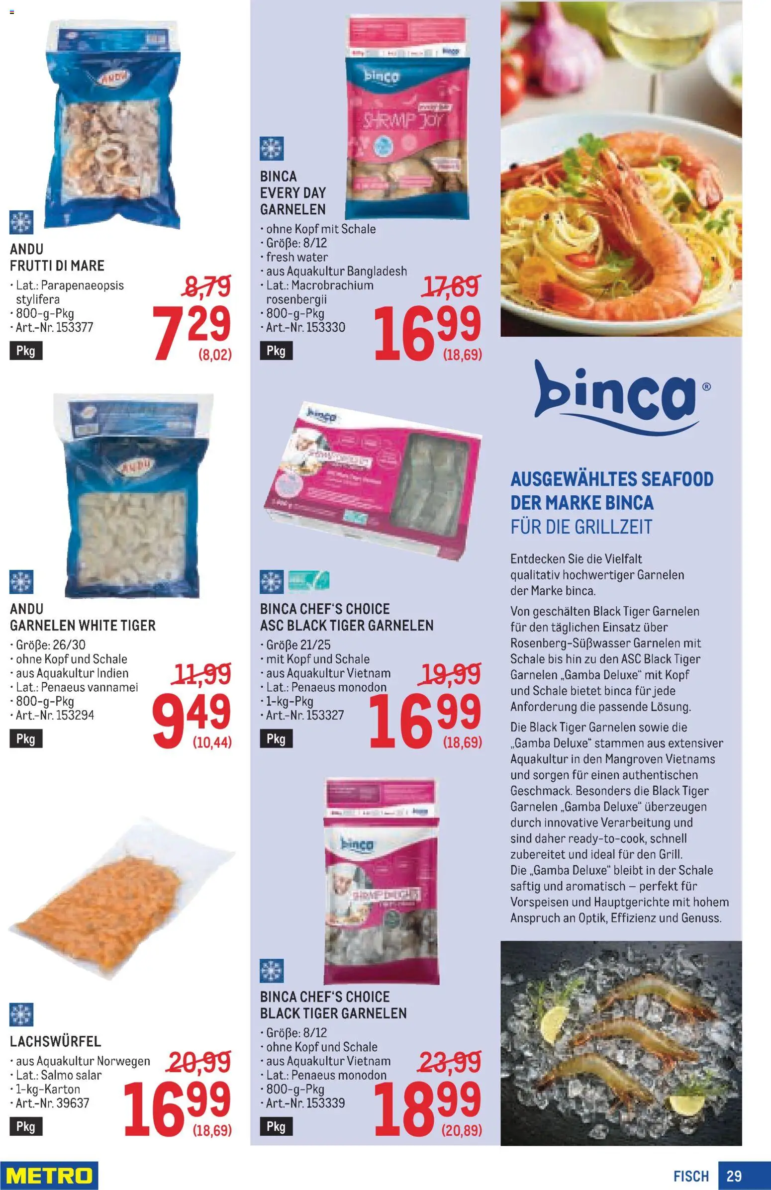 Metro angebote Profi gültig ab 11.06.2026 | Seite: 29 | Produkte: Fisch