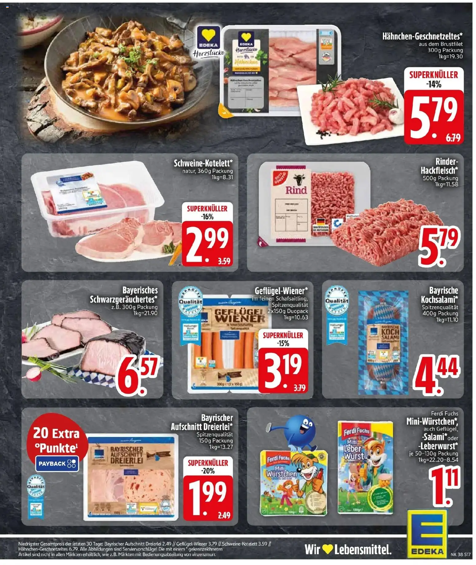 Edeka Prospekt Trostberg (ab 14.09.2026) » Angebote Online | Seite: 19 | Produkte: Wurst, Salami