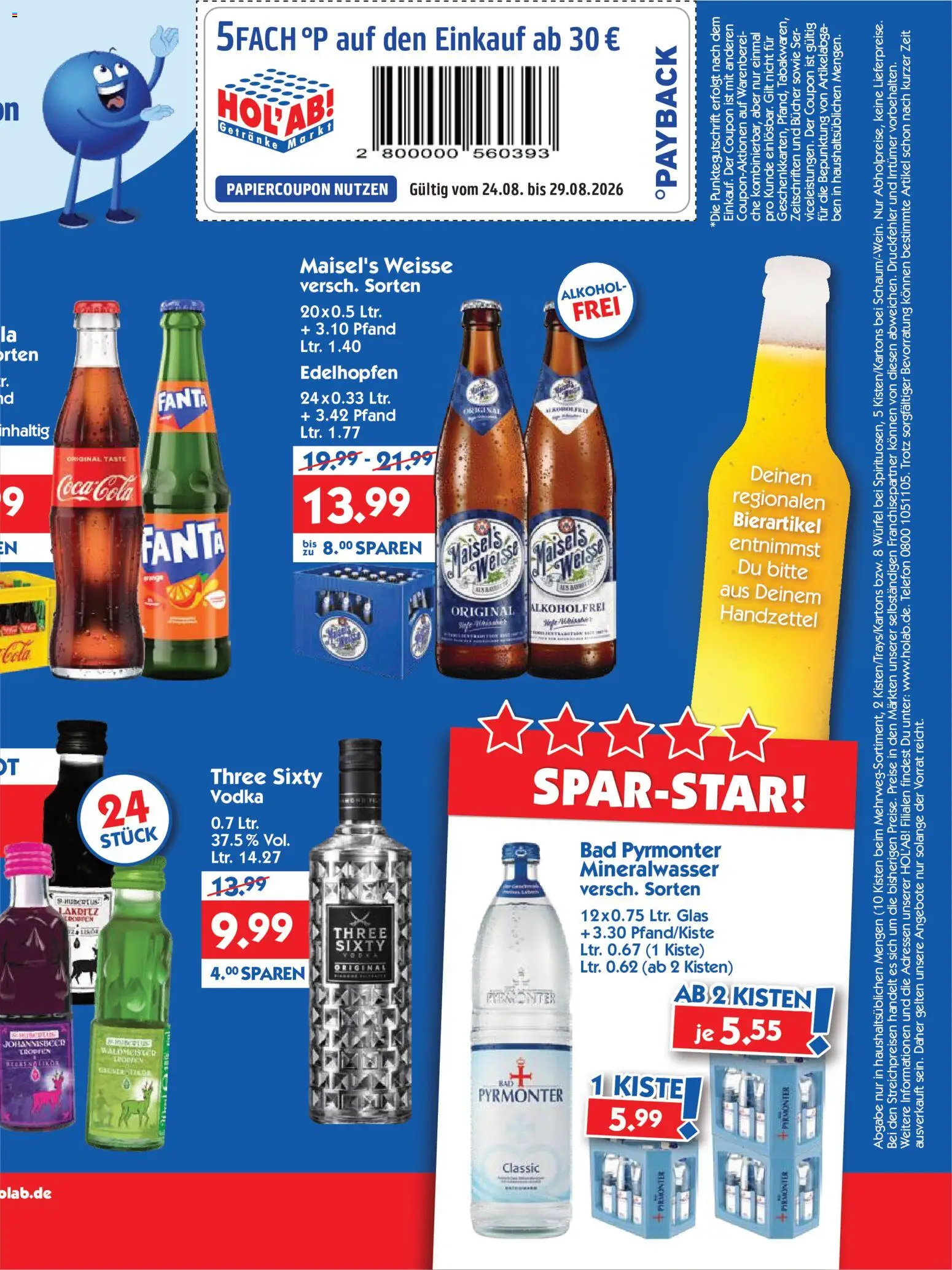 HOL’AB! Prospekt – gültig ab 24.08.2026 | Seite: 3 | Produkte: Fanta, Bad, Vodka, Telefon