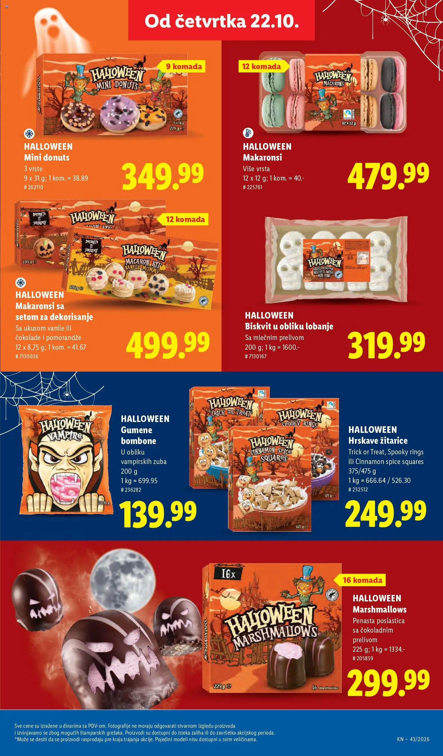 Lidl katalog - važi od 22.10.2026 | Strana: 63 | Proizvode: Bombone, Žitarice, Vanila, Gumene bombone