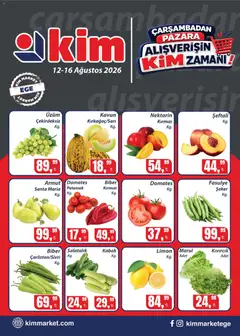 Kim Market Kim Market Katalog - Ege Insert 12.08.2026 - Broşürünün önizlemesi