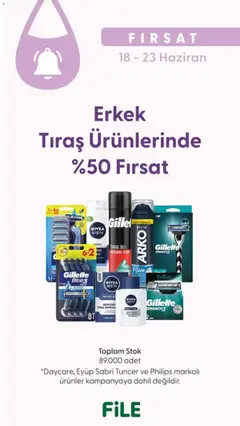 18.06.2026 tarihinden itibaren geçerli olan File Market kataloğu önizlemesi