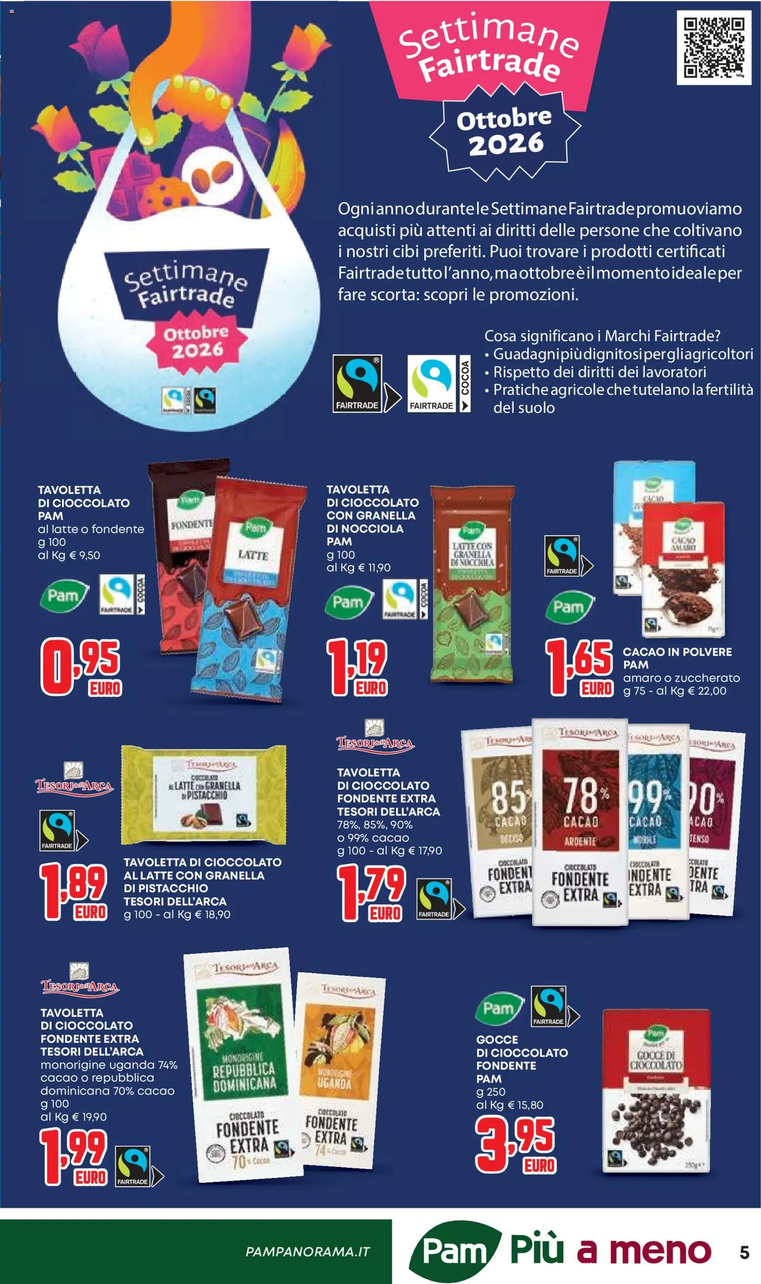 Volantino PAM del 08/10/2026 | Pagina: 5 | Prodotti: Cioccolato, Latte, Tavoletta, Amaro