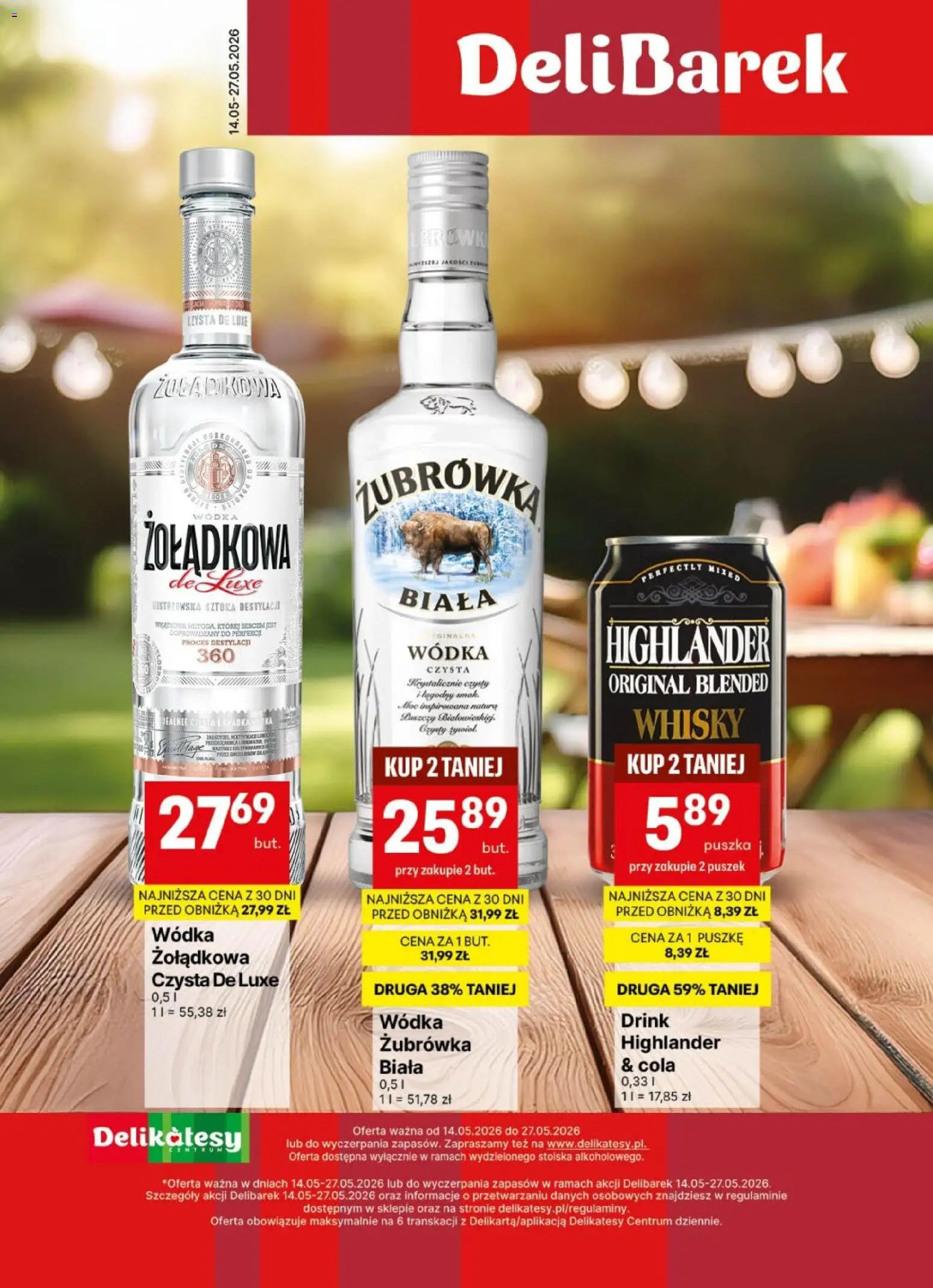 Delikatesy Centrum gazetka - DeliBarek od 14.05.2026 | Strona: 1