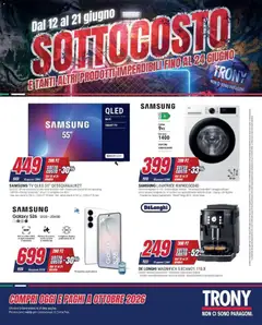 Anteprima del volantino Trony - SOTTOCOSTO da Trony! valido a partire dal 11.06.2026