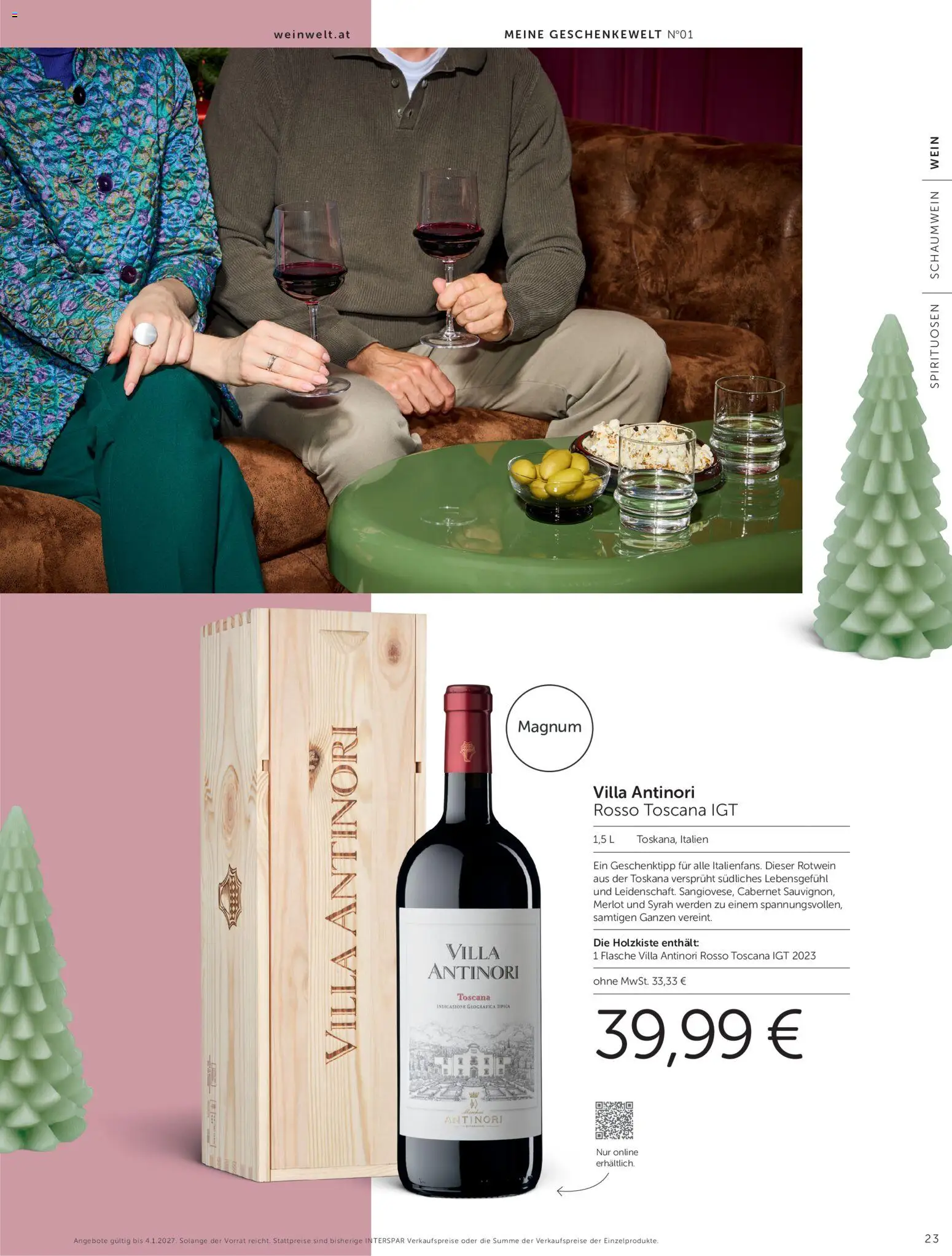 Interspar GESCHENKE WELT gültig ab 13.10.2026 | Seite: 23 | Produkte: Rotwein, Wein