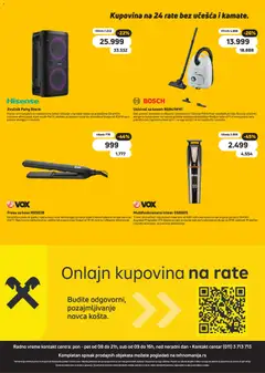 Tehnomanija katalog - pregled Tehnomanija kataloga - važi od 10.04.2026 | Strana: 16 | Proizvode: Usisivač, Bosch, Zvučnik, Presa za kosu