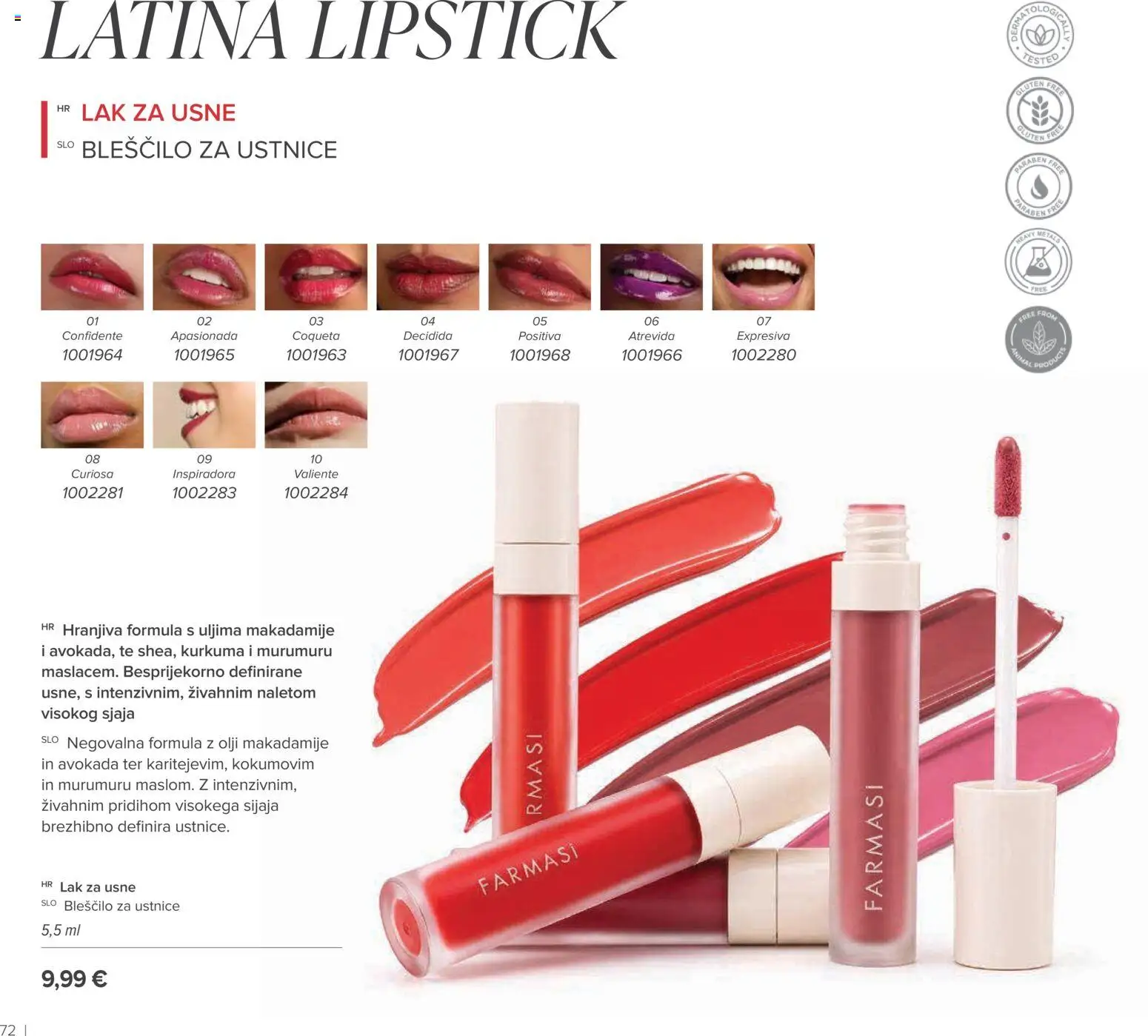 Farmasi katalog | vrijedi od 01.09.2026 | Stranica: 72 | Proizvodi: Kurkuma