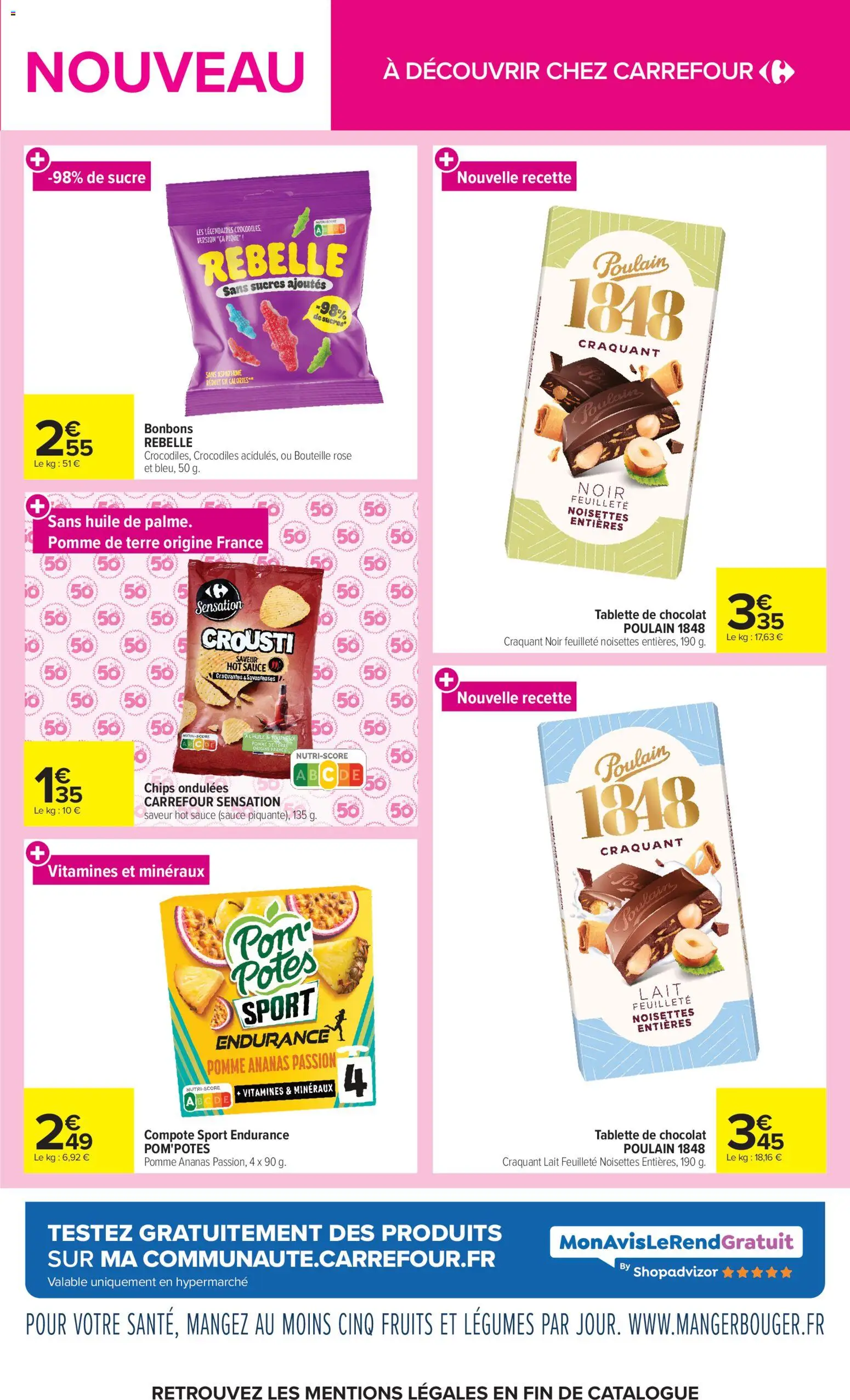 {H1} | Page: 7 | Produits: Tablette, Sucre, Pomme, Savon