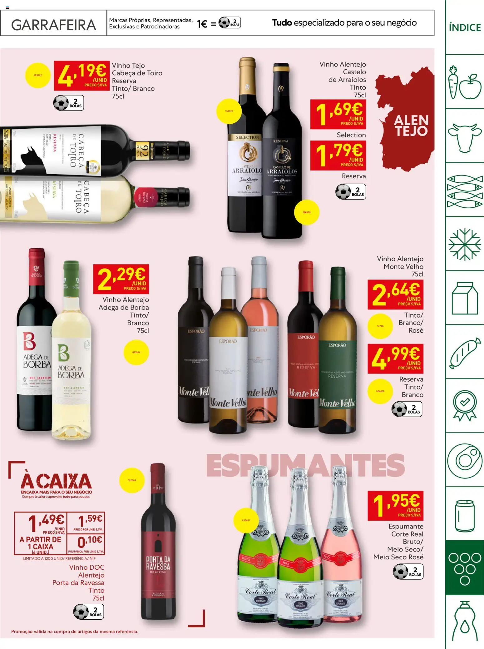 Recheio Horeca │ válido de 05.05.2026 | Página: 33 | Produtos: Porta, Espumante, Caixa, Vinho