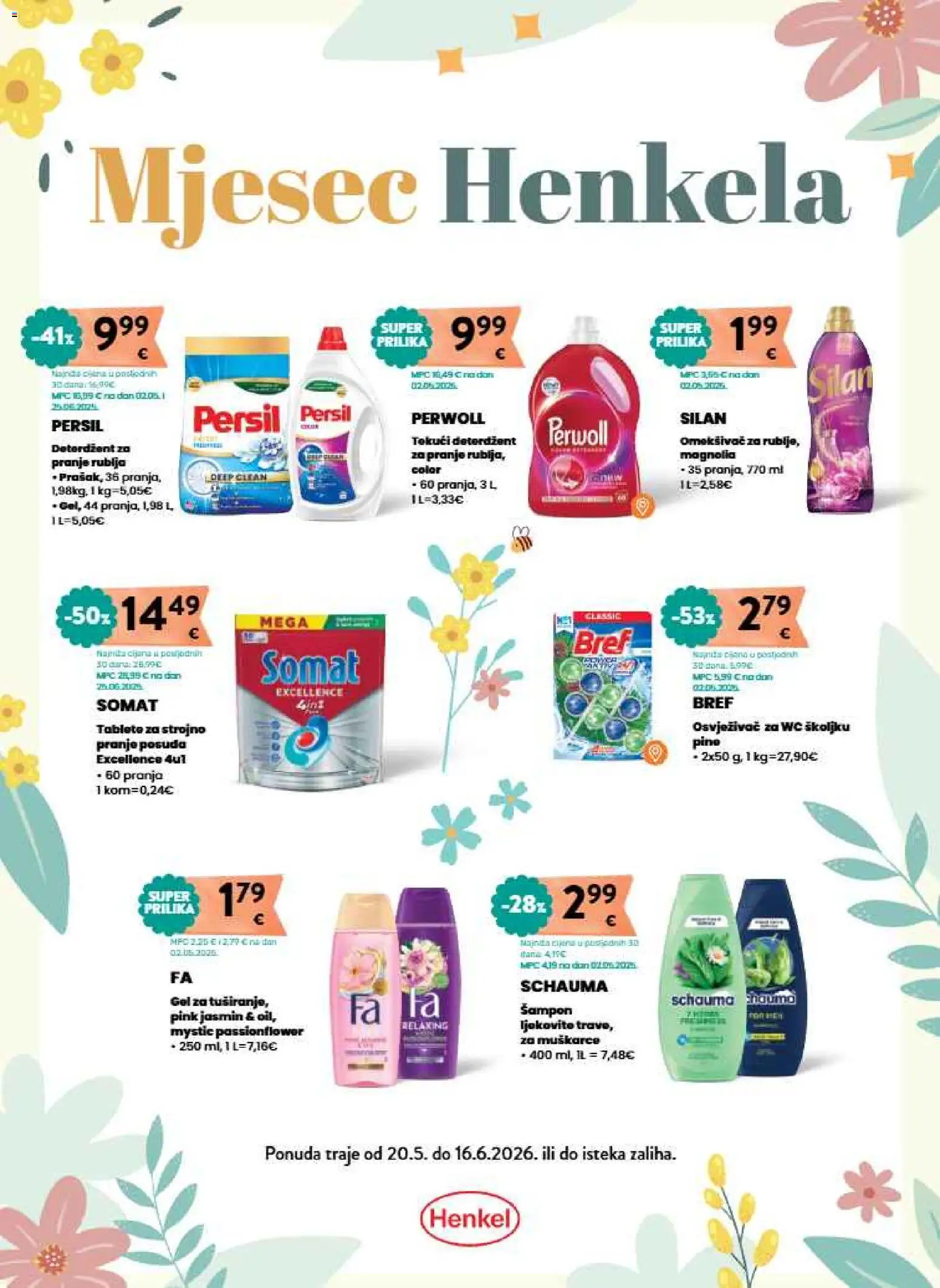 Studenac katalog | vrijedi od 20.05.2026 | Stranica: 37 | Proizvodi: Šampon, Omekšivač, Perwoll, Persil