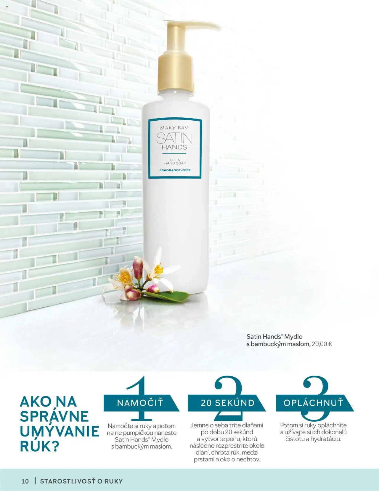 Nové Mary Kay akcie – leták je platný od 24.03.2025 | Strana: 10 | Produkty: Mydlo