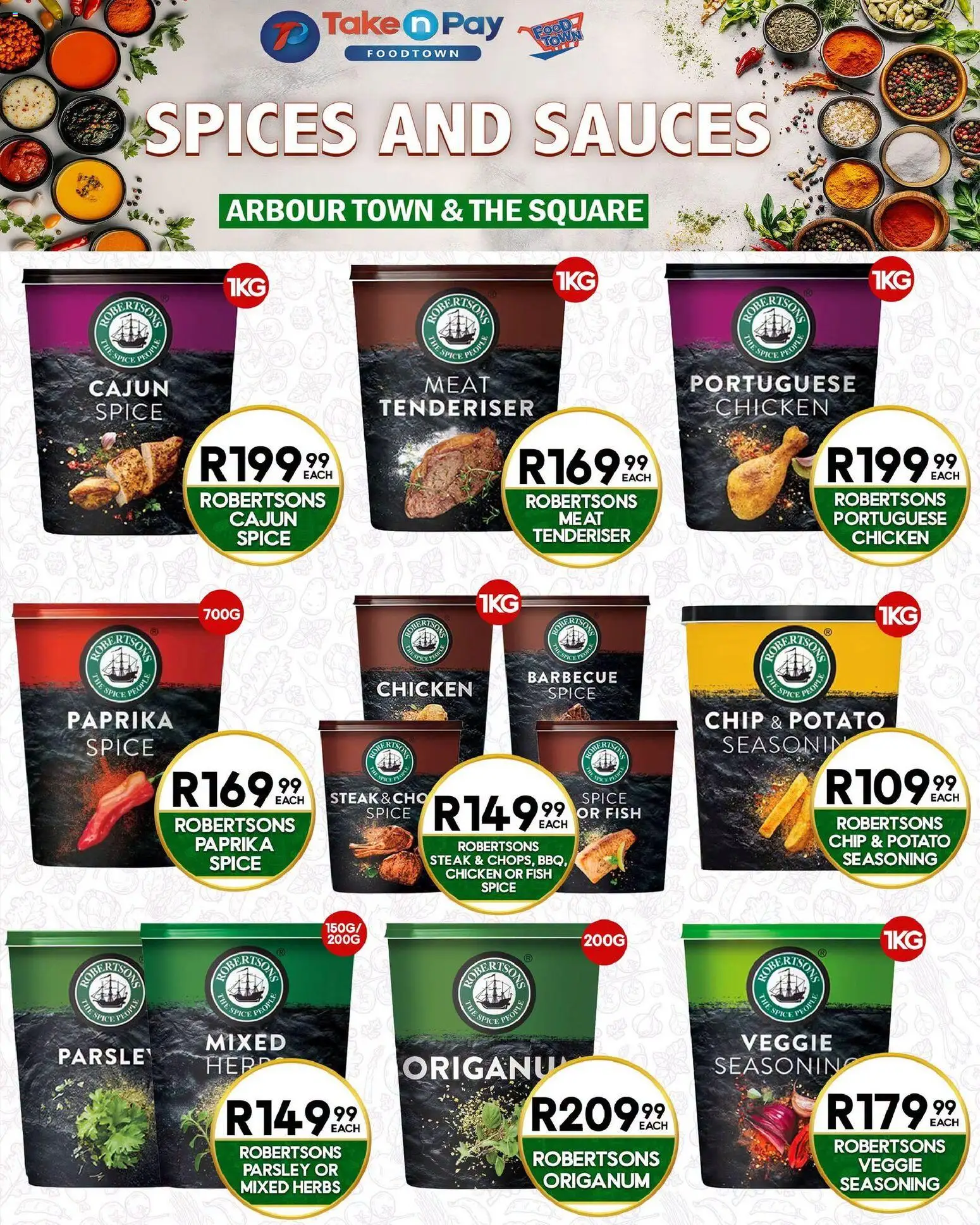 New Take n Pay catalogue – valid from 20/07/2026 | Page: 53 | Products: Sauces, Chicken, Seasoning, Spices