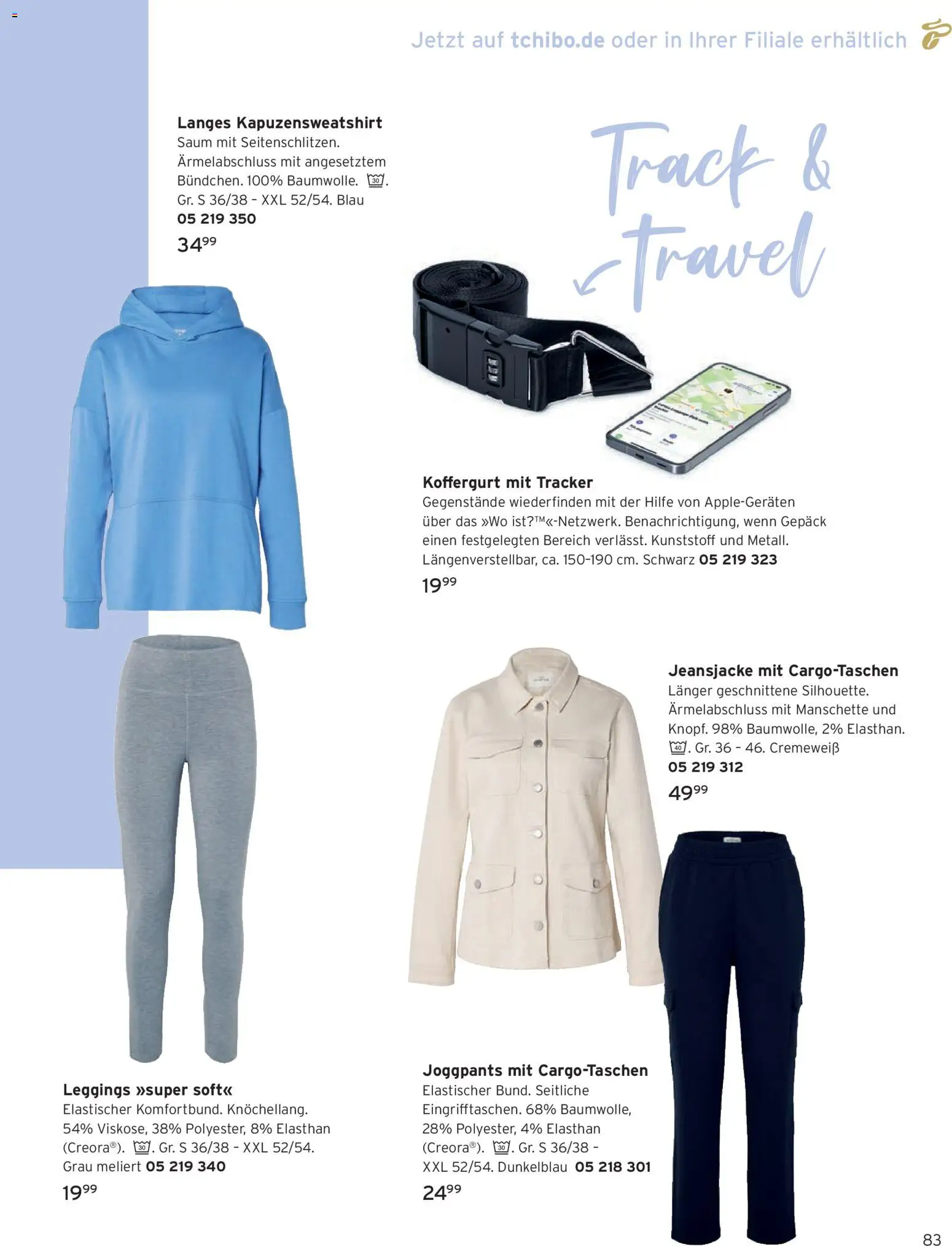 Angebote Tchibo – gültig ab 07.05.2026 | Seite: 83 | Produkte: Jeansjacke, Leggings