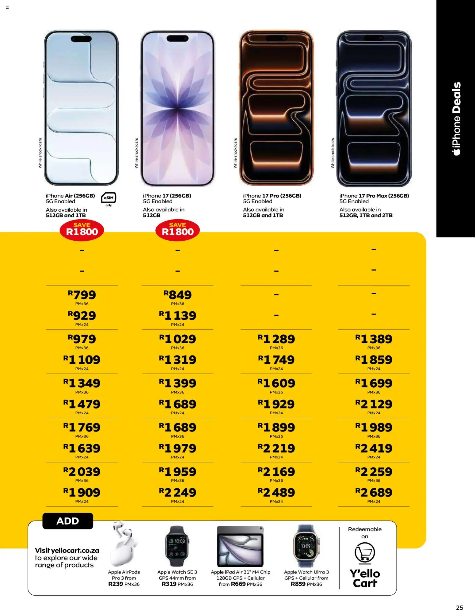 New MTN catalogue – valid from 07.05.2026 | Page: 25 | Products: Watch, Stock