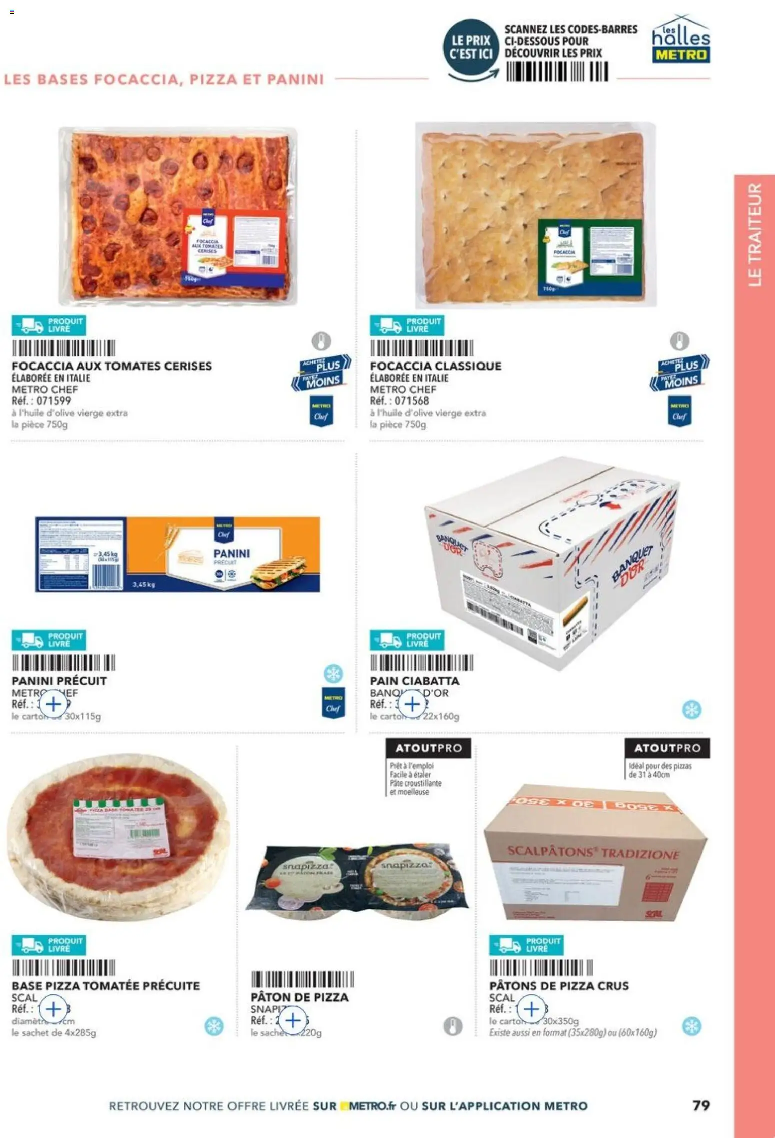 {H1} | Page: 79 | Produits: Base, Pain, Tomates, Livre