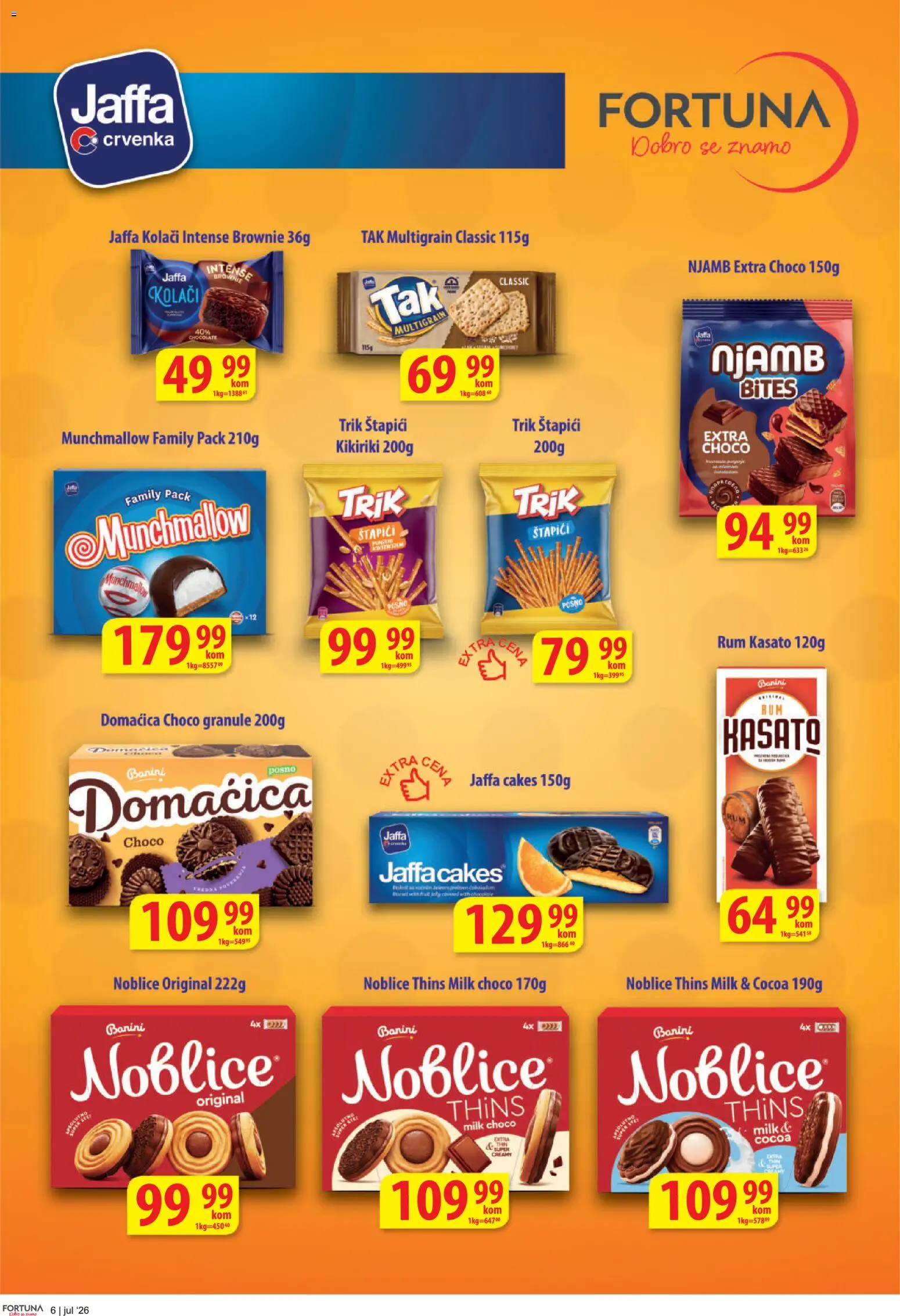 Fortuna Market katalog - važi od 08.07.2026 | Strana: 6
