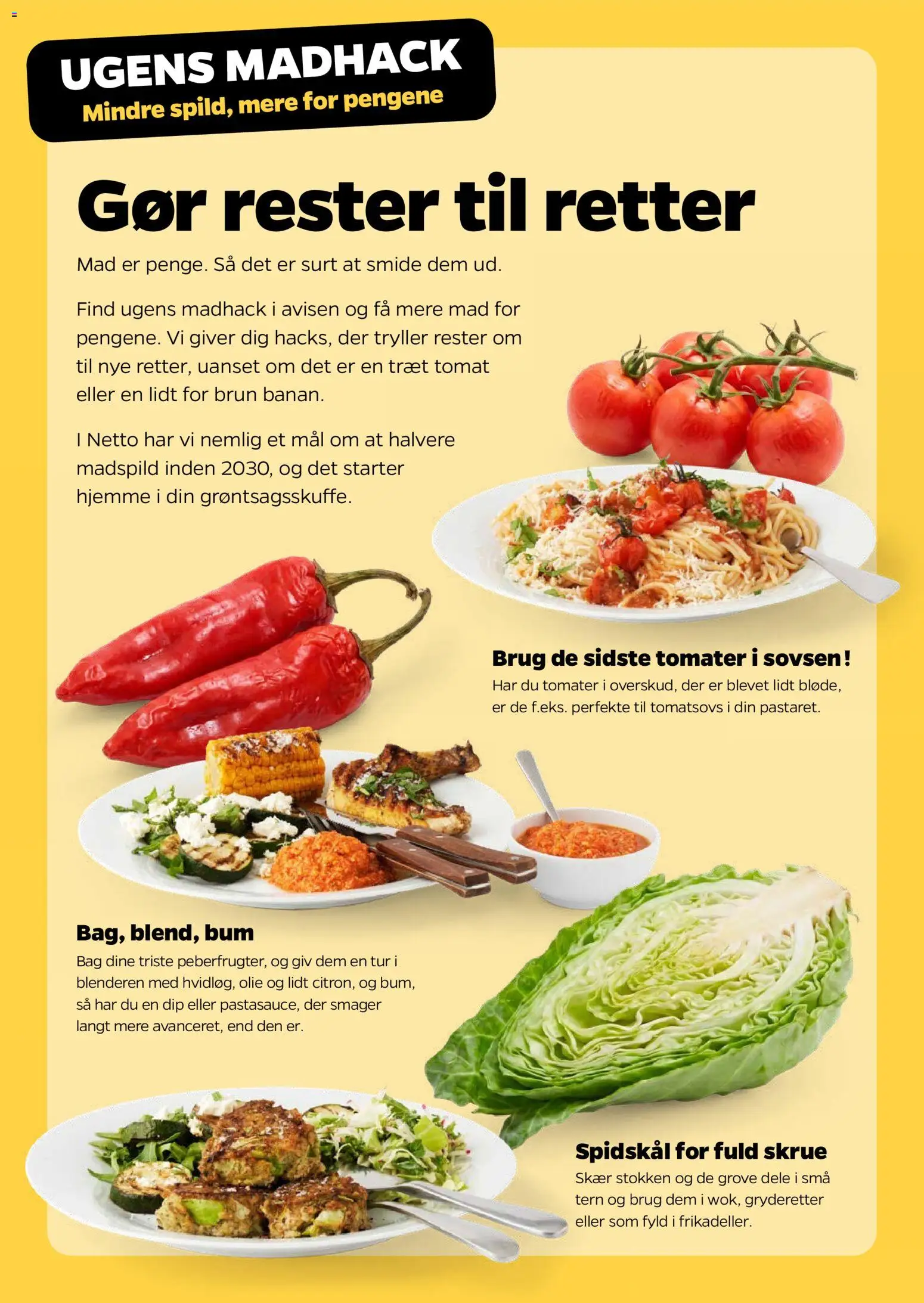Netto tilbudsavis – gyldig fra 20.06.2026 | Side: 9 | Produkter: Olie, Tomater, Spidskål, Skrue
