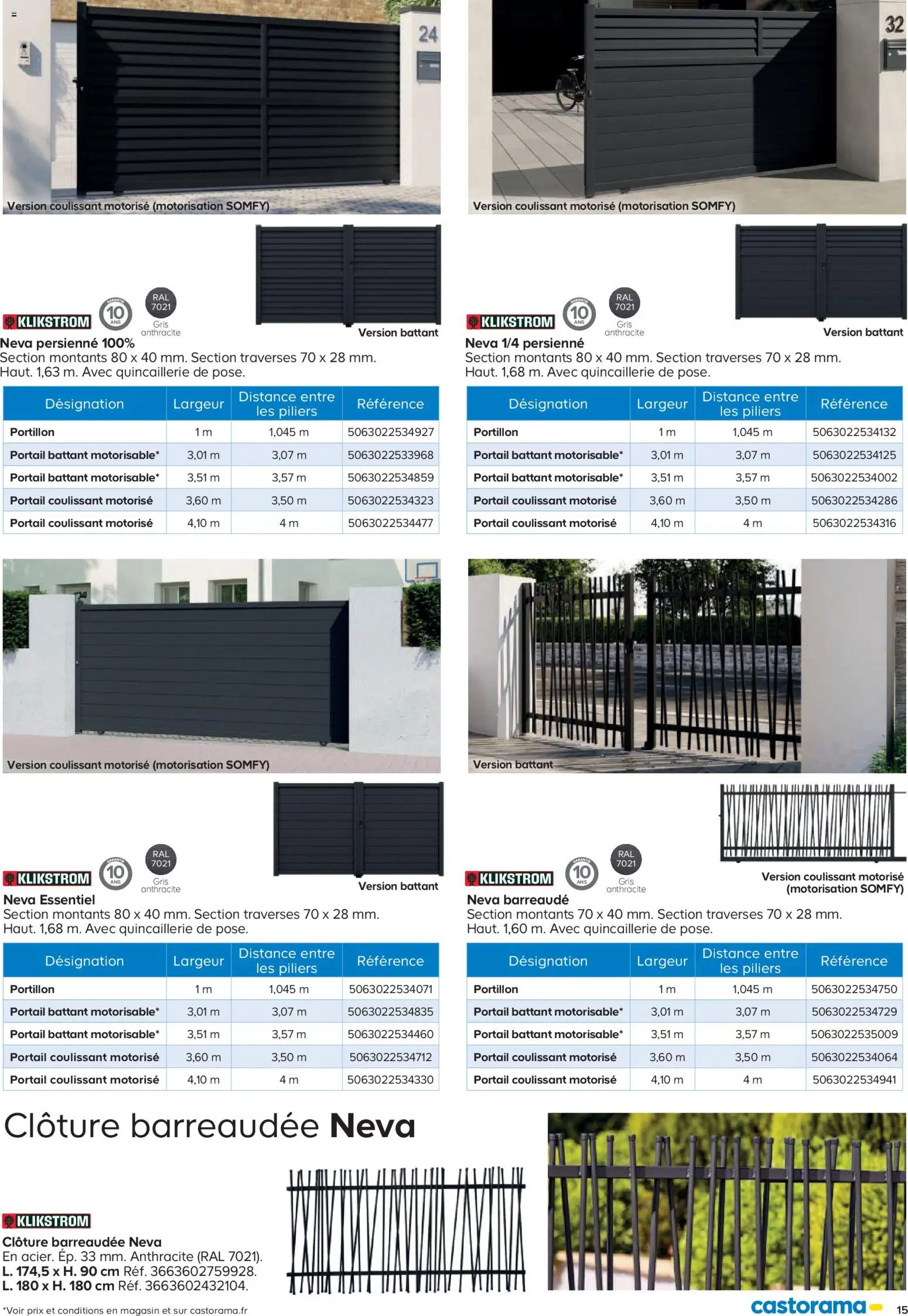 {H1} | Page: 15 | Produits: Portail, Clôture