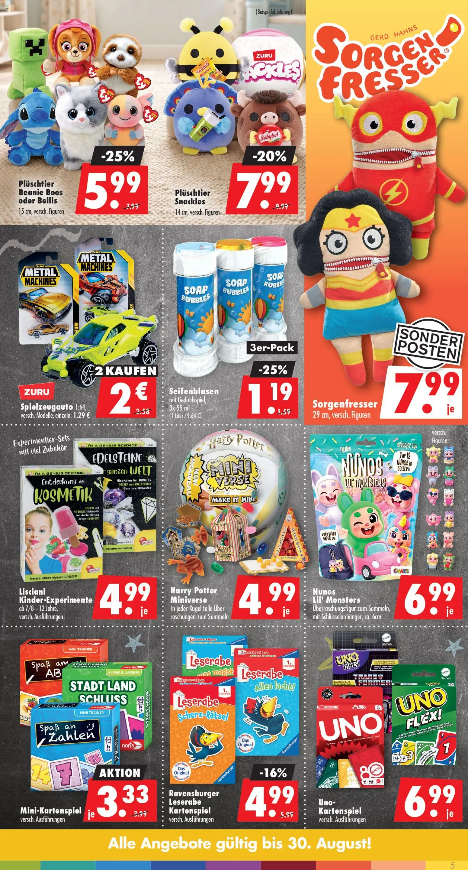Mäc Geiz Prospekt – gültig ab 10.08.2026 | Seite: 5 | Produkte: Haribo, Babybel