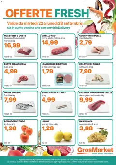 Anteprima del volantino Sogegross volantino Offerte Fresh valido a partire dal 22/09/2026