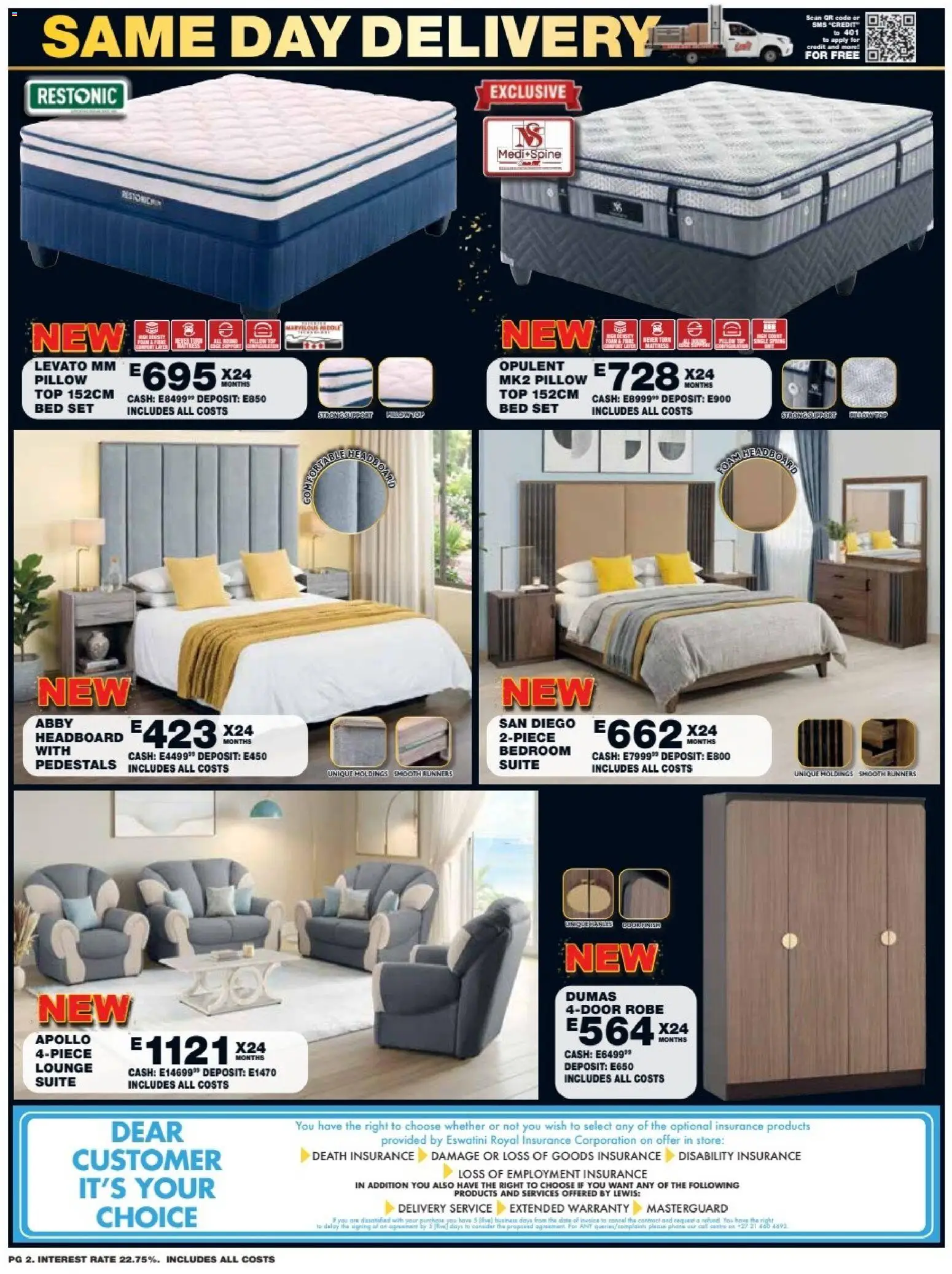 New Lewis Stores catalogue – valid from 10/08/2026 | Page: 2 | Products: Headboard, Bed, Pillow, Foam