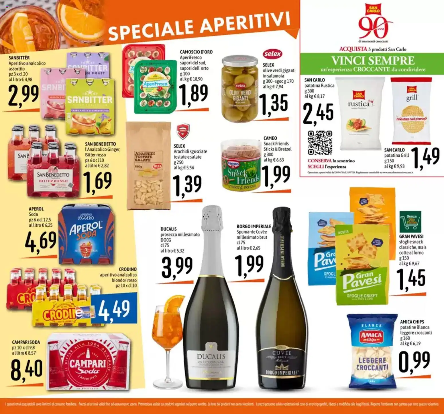 Volantino Emisfero del 11.06.2026 | Pagina: 8 | Prodotti: Bretzel, Patatine, Mais, Aperol