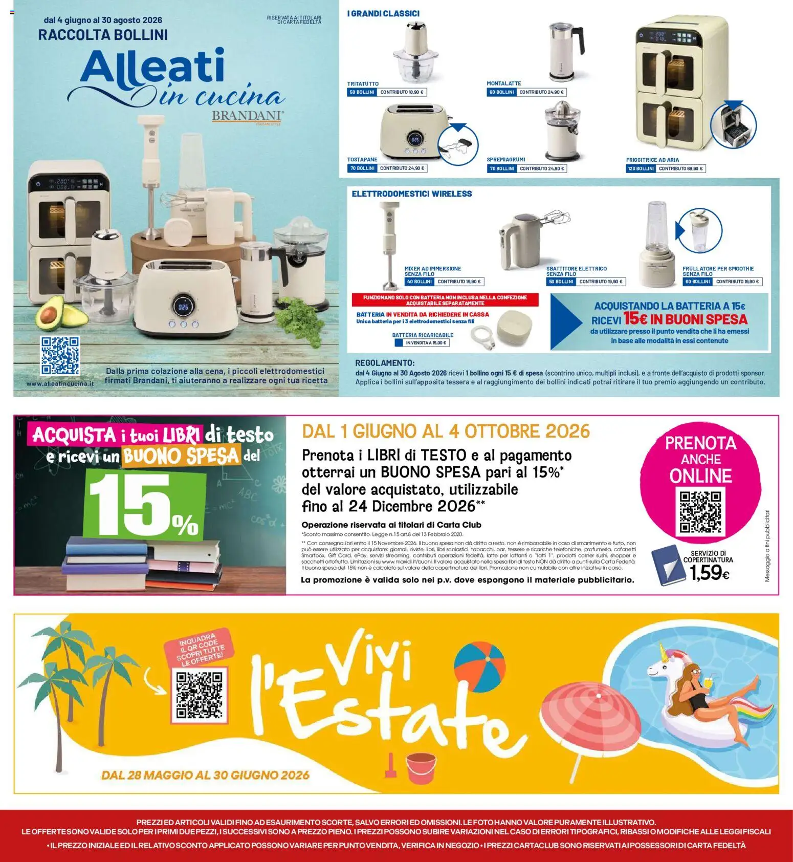 Volantino Galassia del 11/06/2026 | Pagina: 28 | Prodotti: Frullatore, Sbattitore, Mixer, Tostapane