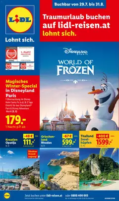 Lidl August Reise - Highlights ab 29.07.2026 gültig