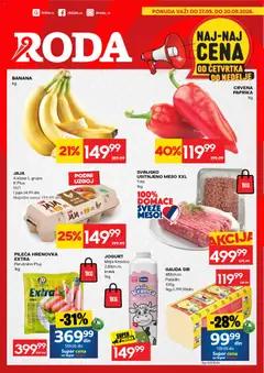 Roda katalog Naj naj cena od četvrtka do nedelje - pregled Roda kataloga - važi od 17.09.2026