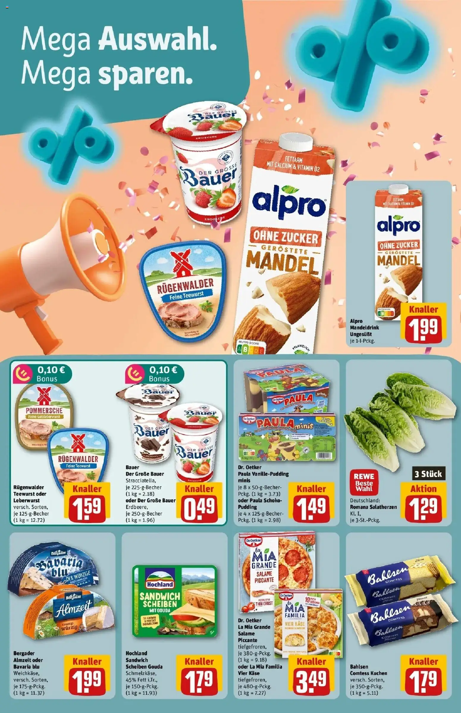 REWE Prospekt ab 28.09.2026 zum Blättern » Angebote | Seite: 6 | Produkte: Käse, Alpro, Zucker, Zitrone