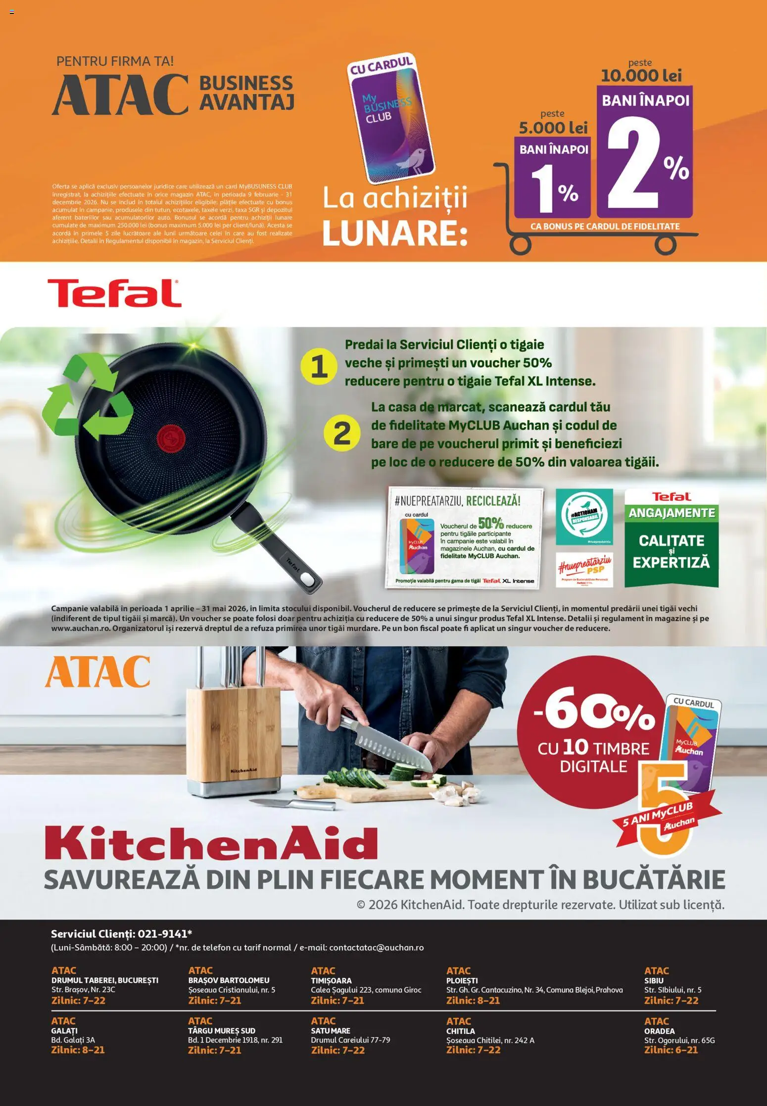 Noul catalog ATAC – valabil de la 01.05.2026 | Pagină: 3 | Produse: Telefon, Tigaie, Bucătărie, Pește
