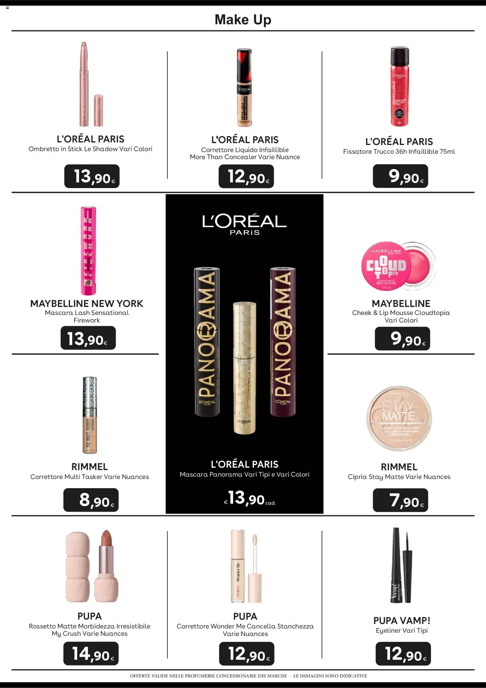 Volantino Idea bellezza del 04/09/2026 | Pagina: 8 | Prodotti: Mascara, The, Trucco, Correttore