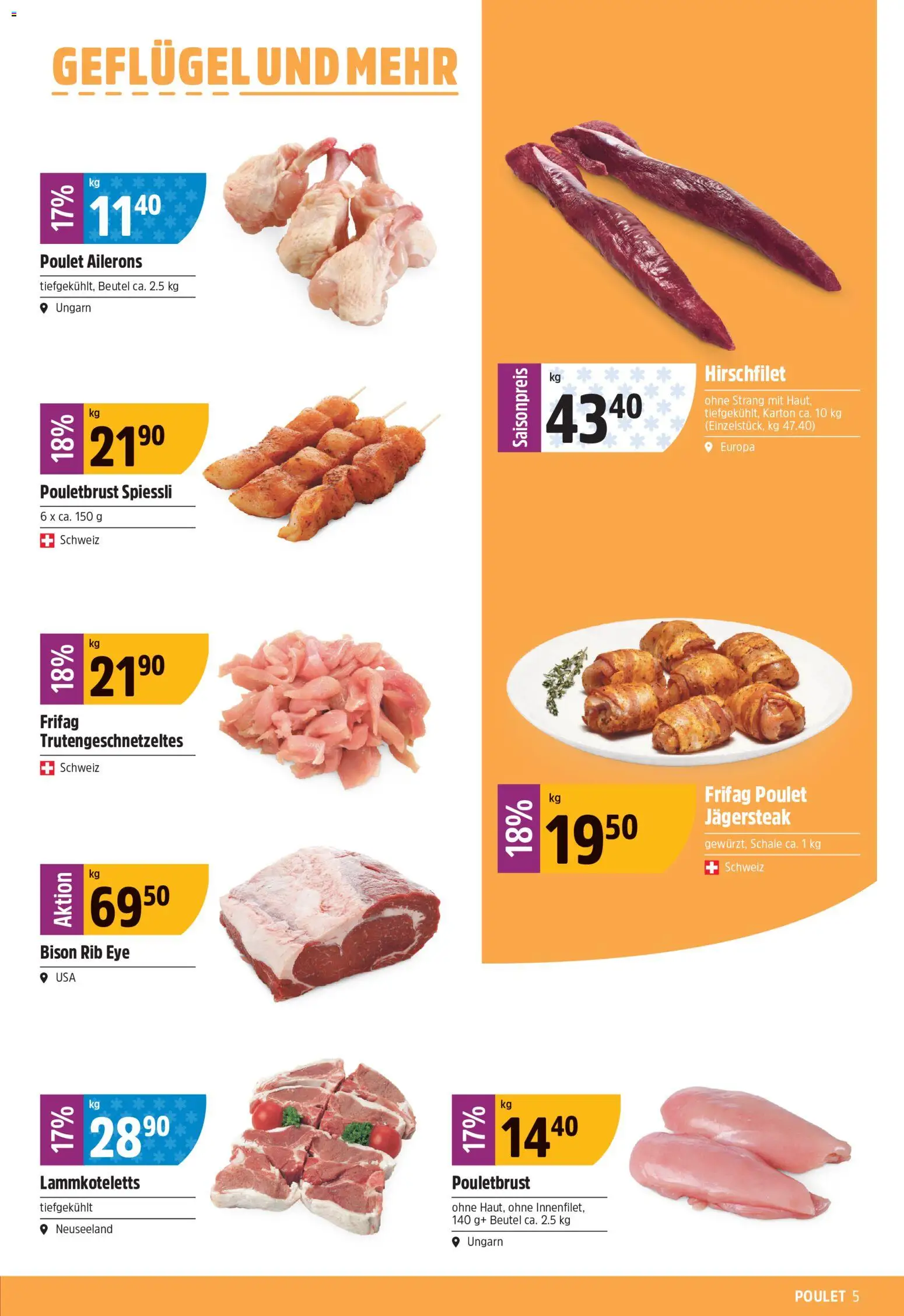 TopCC aktionen – gültig ab 31.08.2026 | Seite: 5 | Produkte: Pouletbrust