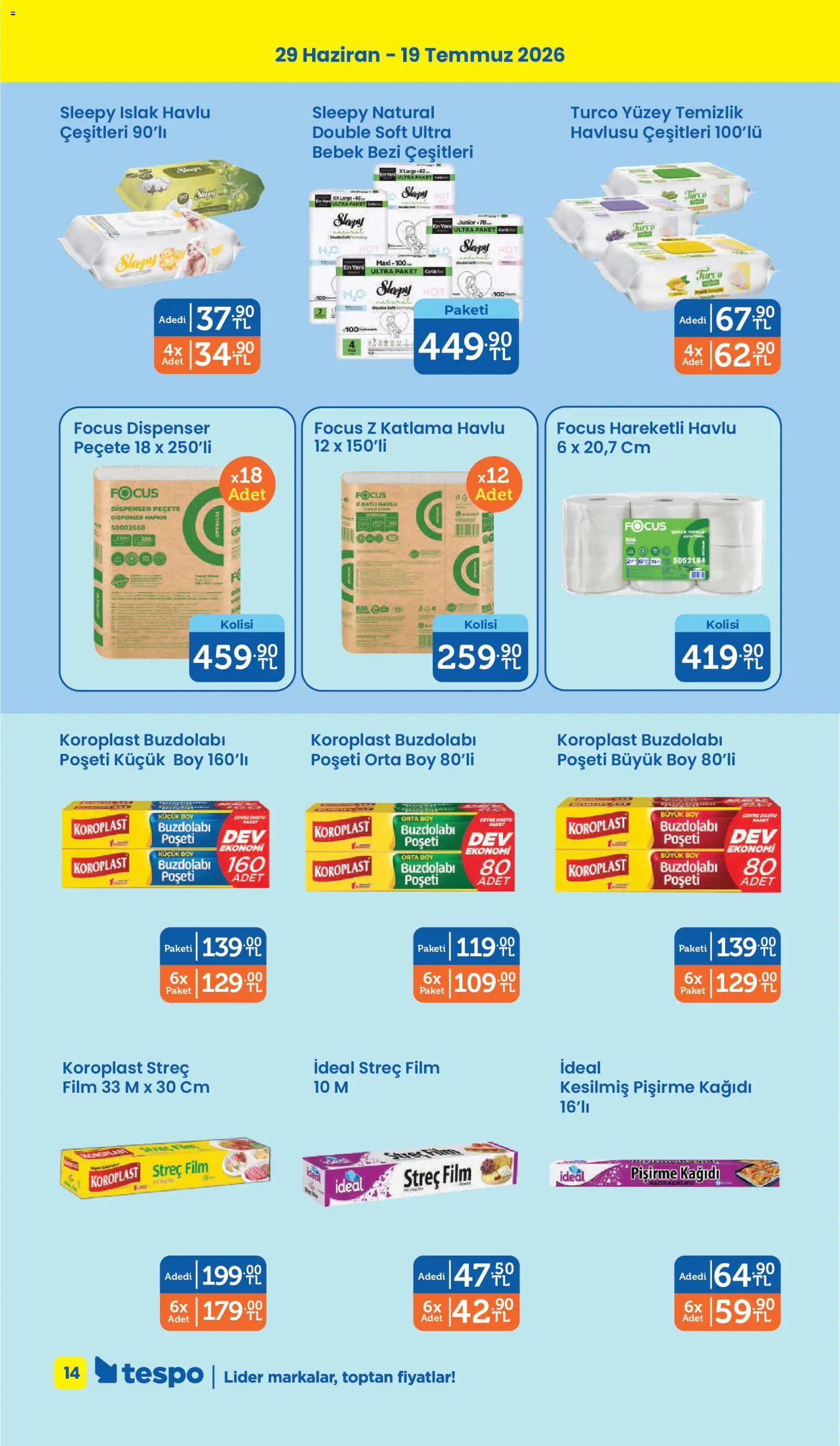 Tespo Katalog - 29 Haziran 2026 tarihinden itibaren geçerlidir | Sayfa: 14