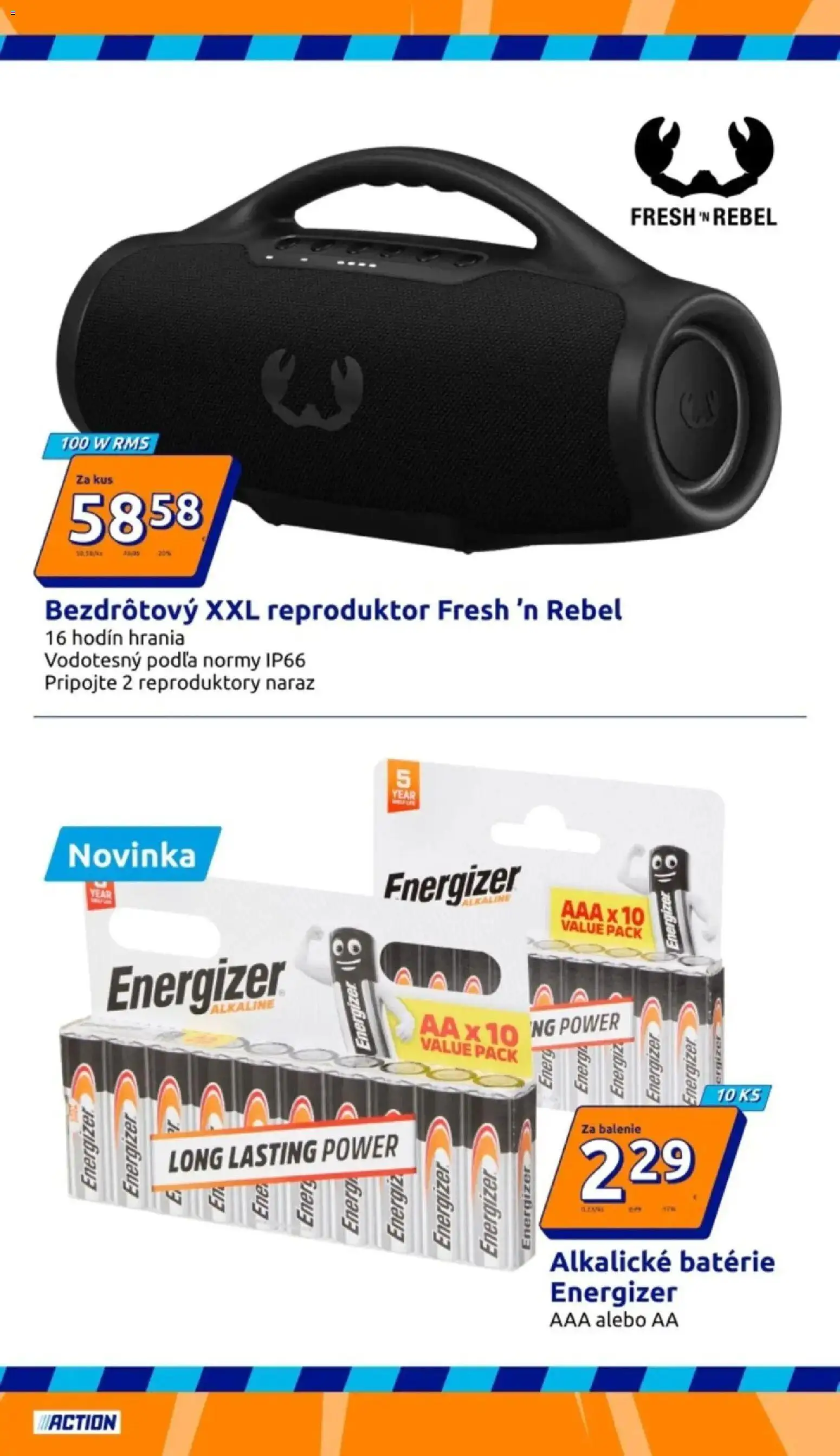 Nové Action akcie – leták je platný od 20.05.2026 | Strana: 11 | Produkty: Reproduktor, Reproduktory