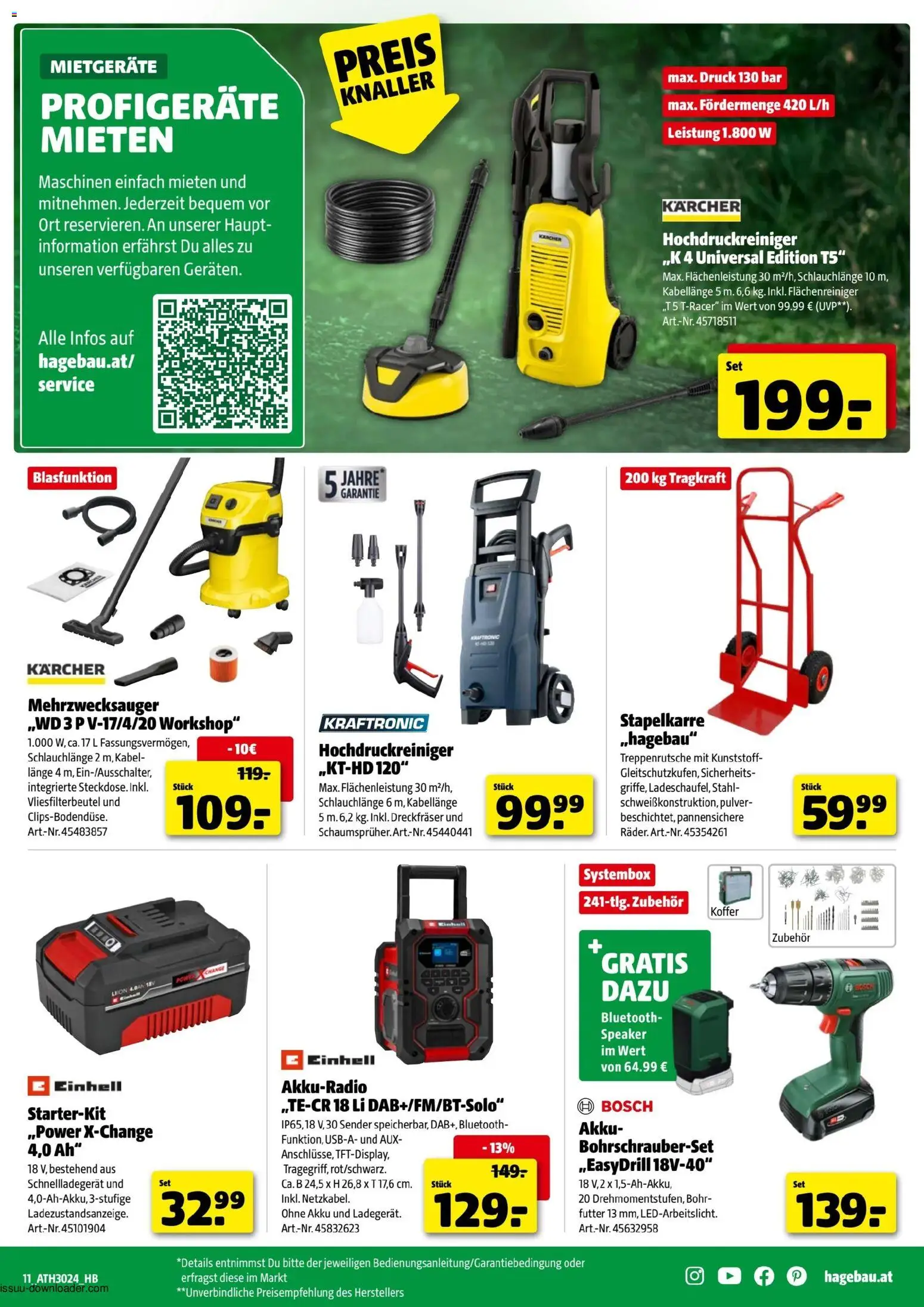 Hagebau Flugblatt gültig ab 01.06.2026 | Seite: 11 | Produkte: Koffer, Kabel