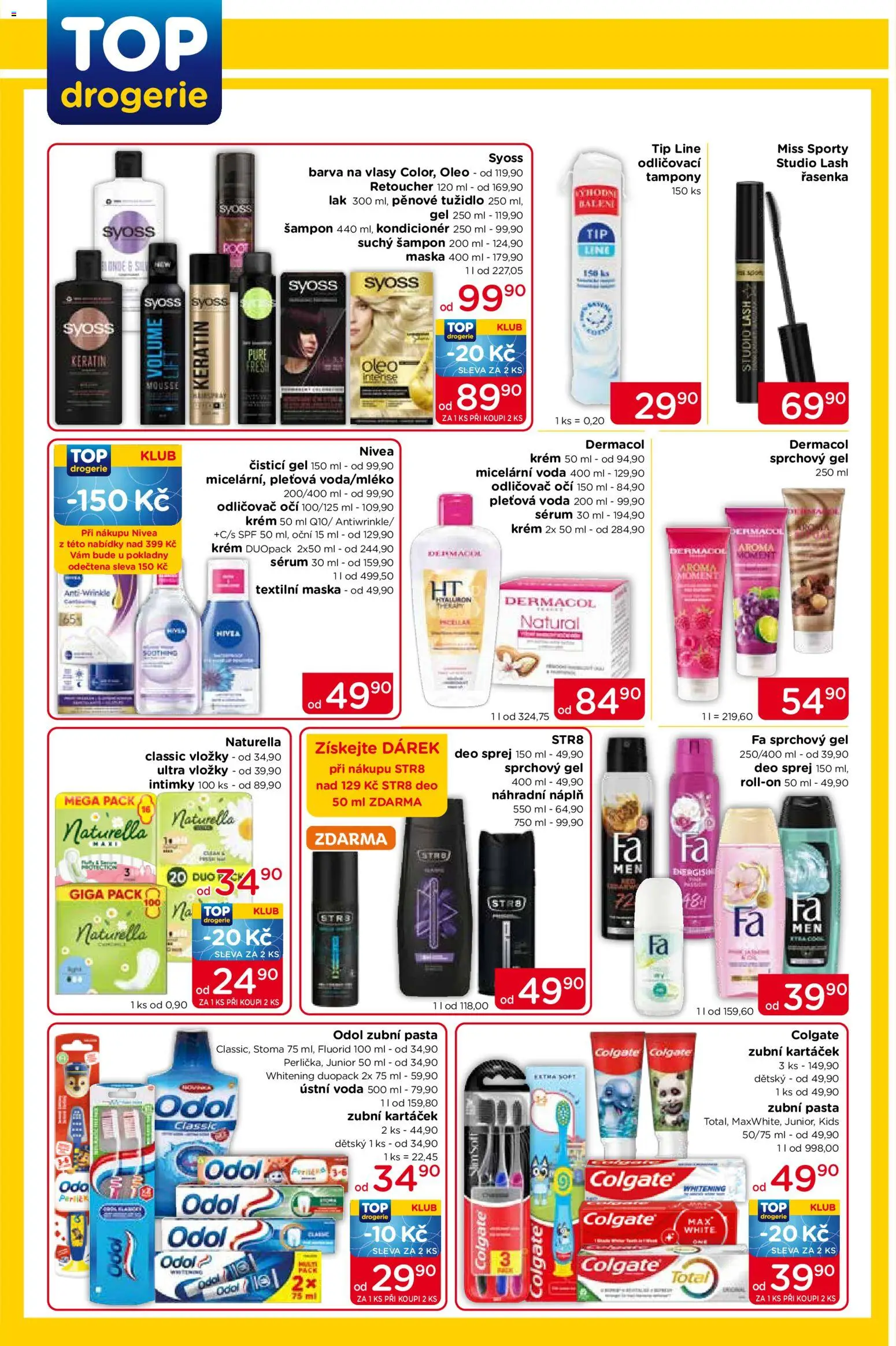 Top drogerie leták od 23.07.2026 | Strana: 2 | Produkty: Syoss, Sprchový gel, Tužidlo, Maska