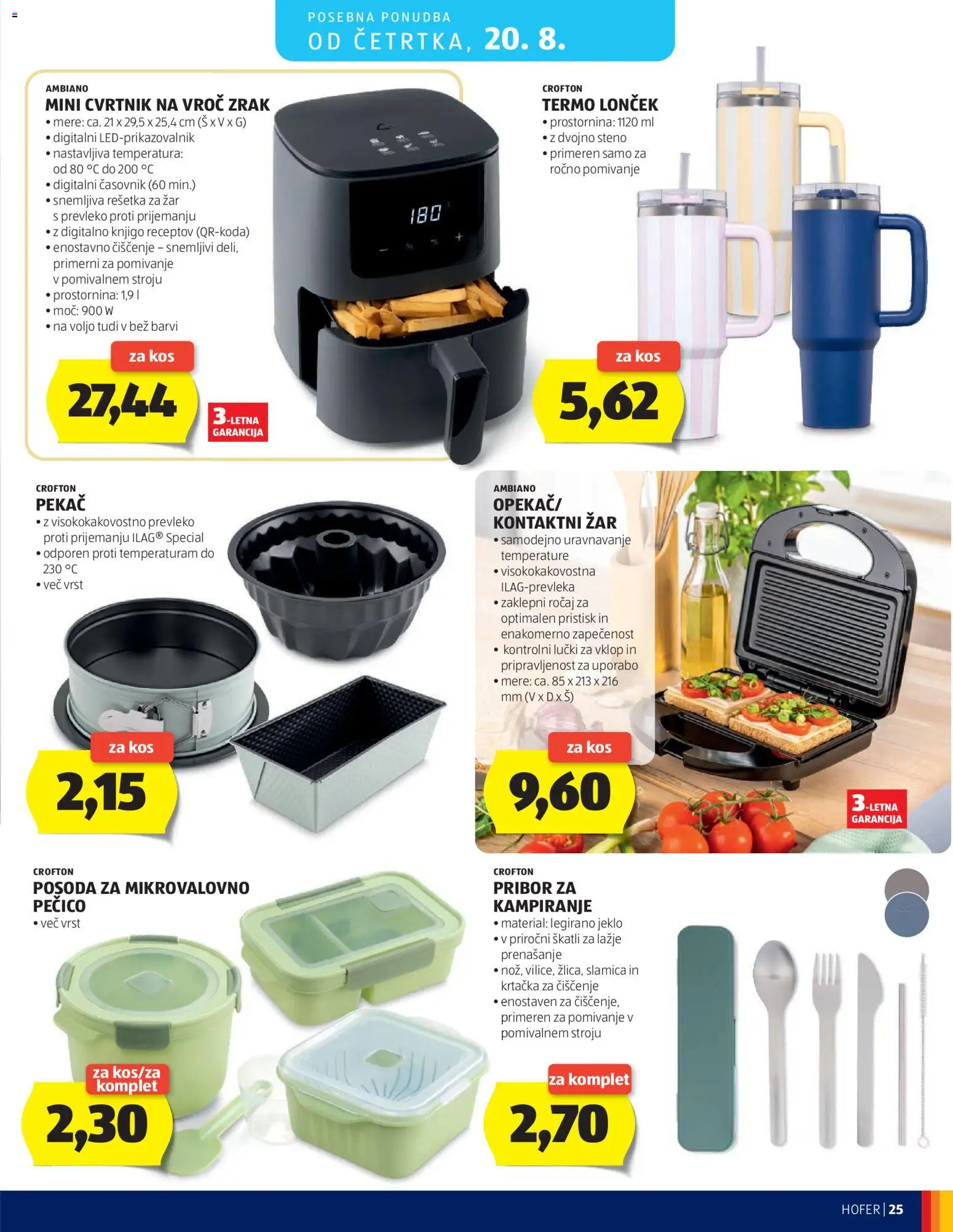 Novi Hofer katalog ponudbe – veljaven od 12.08.2026 | Stran: 25