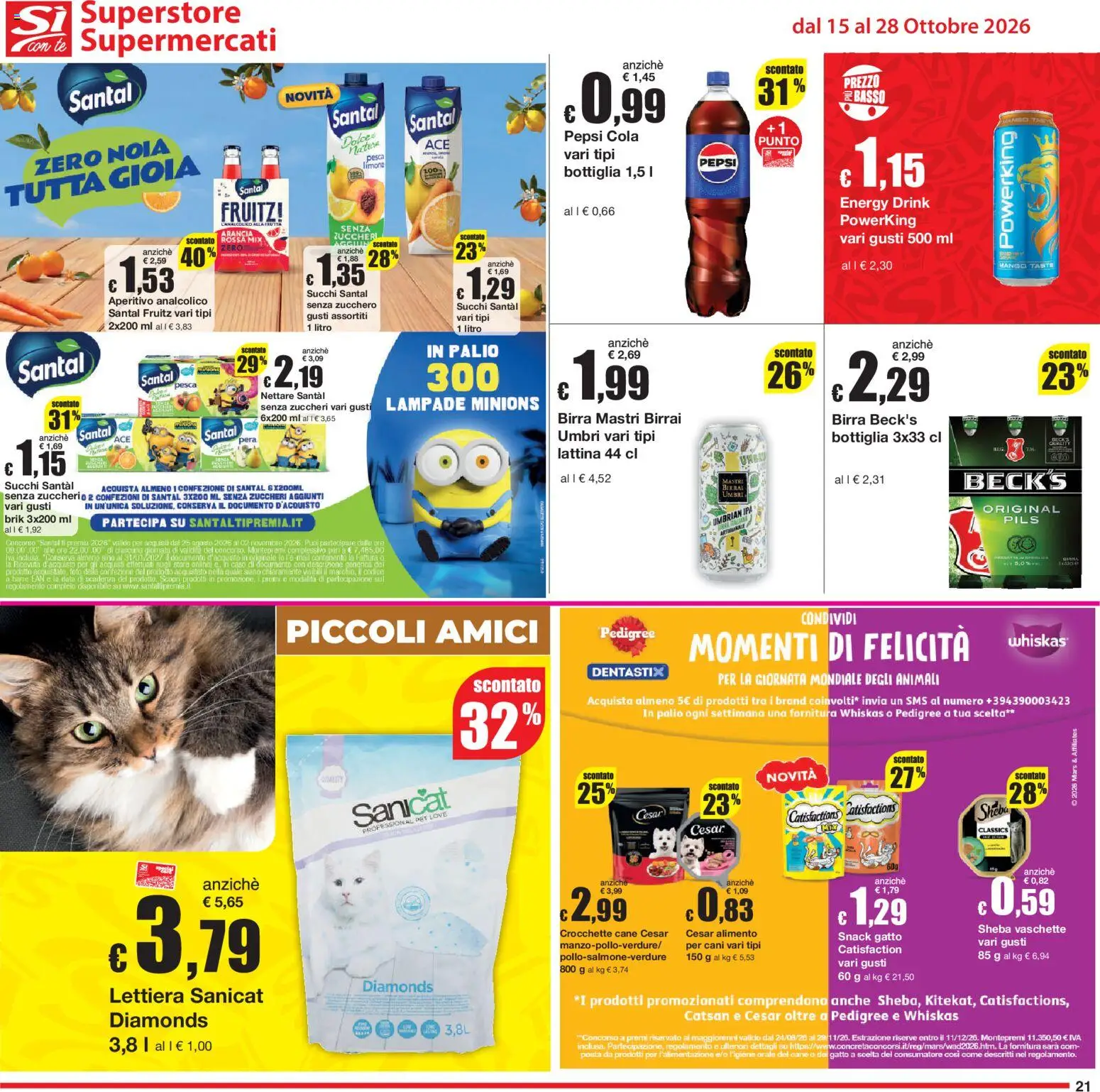 Volantino Sì con Te del 15/10/2026 | Pagina: 21 | Prodotti: Tè, Limone, Mango, Crocchette