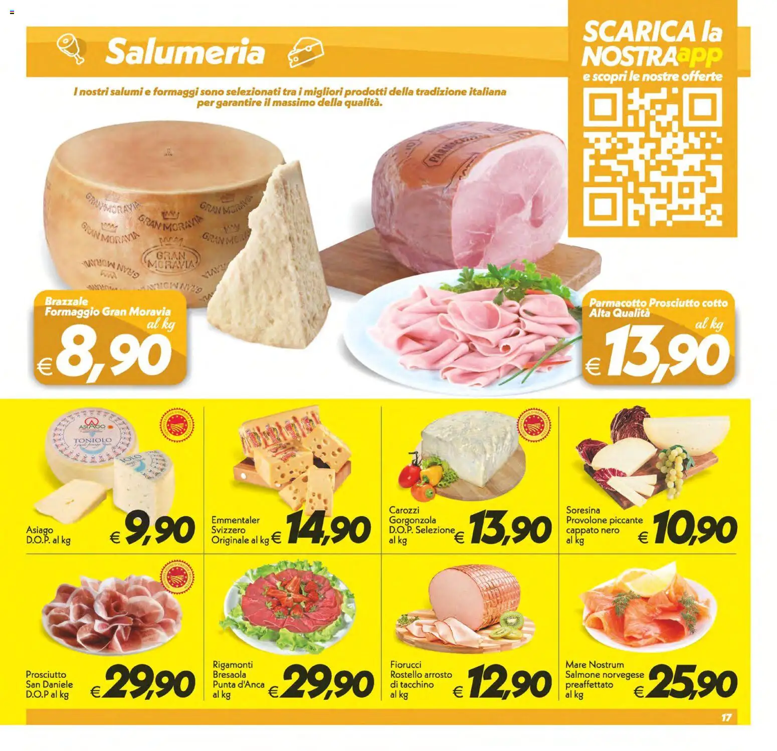 Volantino SuperConveniente del 11/08/2026 | Pagina: 17 | Prodotti: Arrosto, Provolone, Bresaola, Prosciutto
