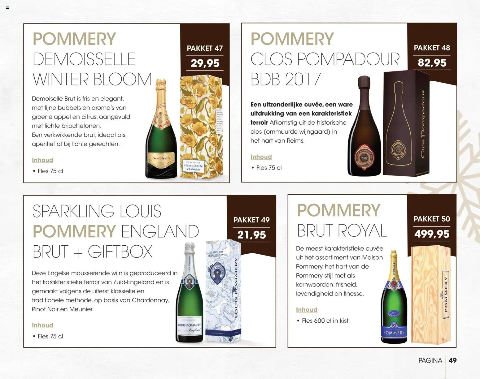{H1} | Pagina: 49 | Producten: Wijn, Fles, Mousserende wijn, Appel