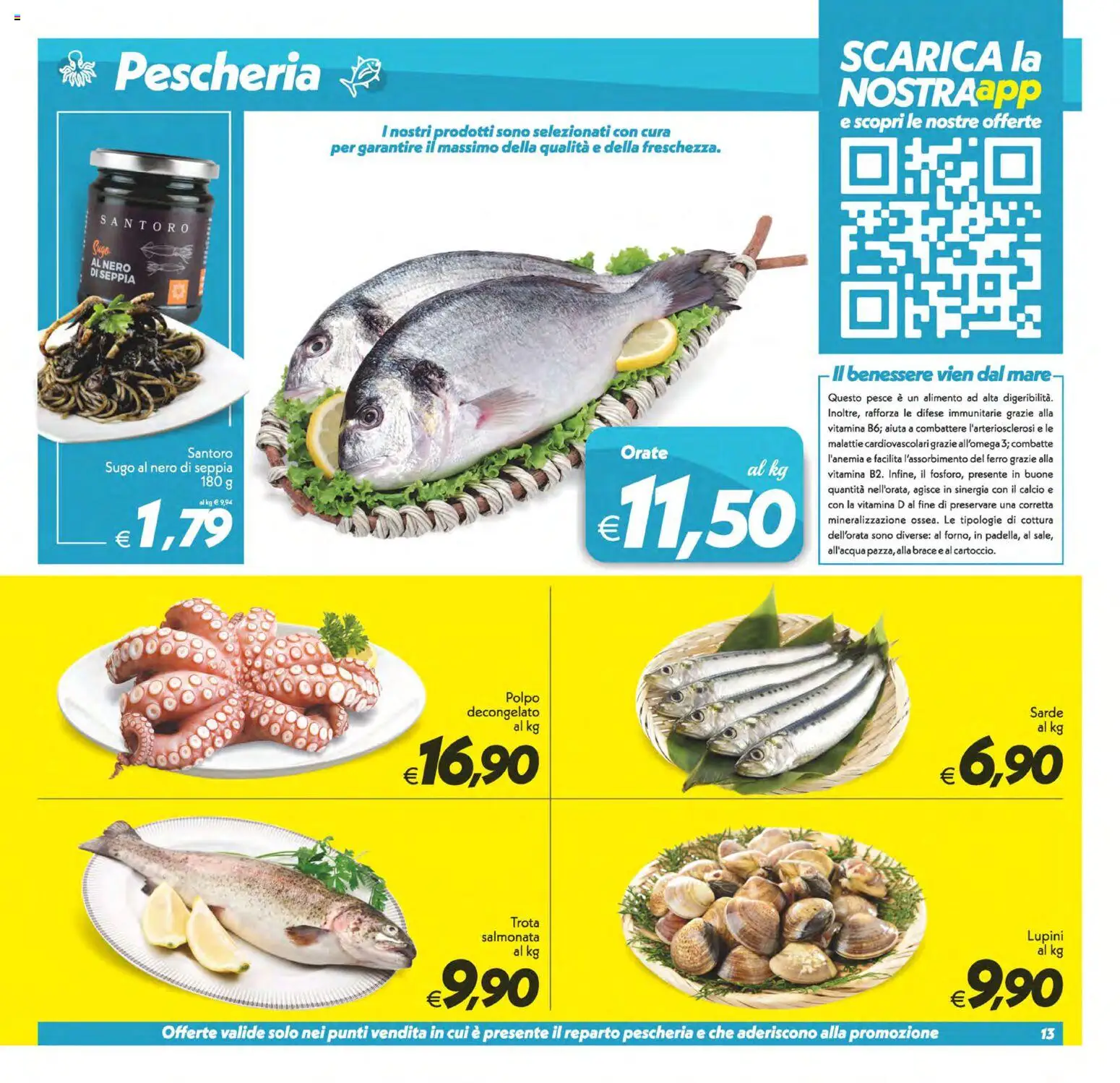 Volantino SuperConveniente del 11/09/2026 | Pagina: 13 | Prodotti: Lupini, Pesce, Ferro, Sugo