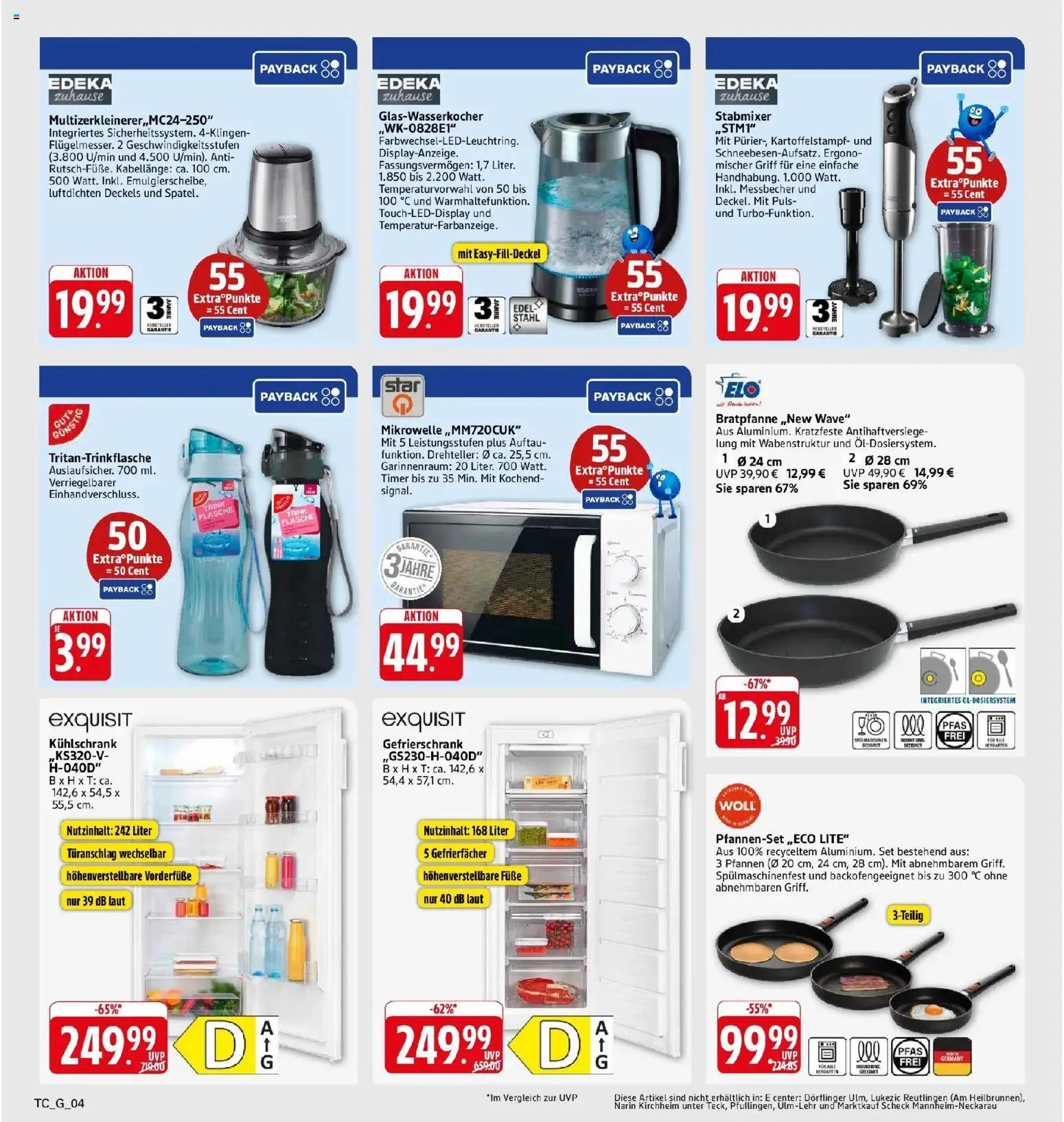 Marktkauf Prospekt Böblingen (ab 17.08.2026) » Angebote online | Seite: 32 | Produkte: Gefrierschrank, Mikrowelle, Kühlschrank, Stabmixer