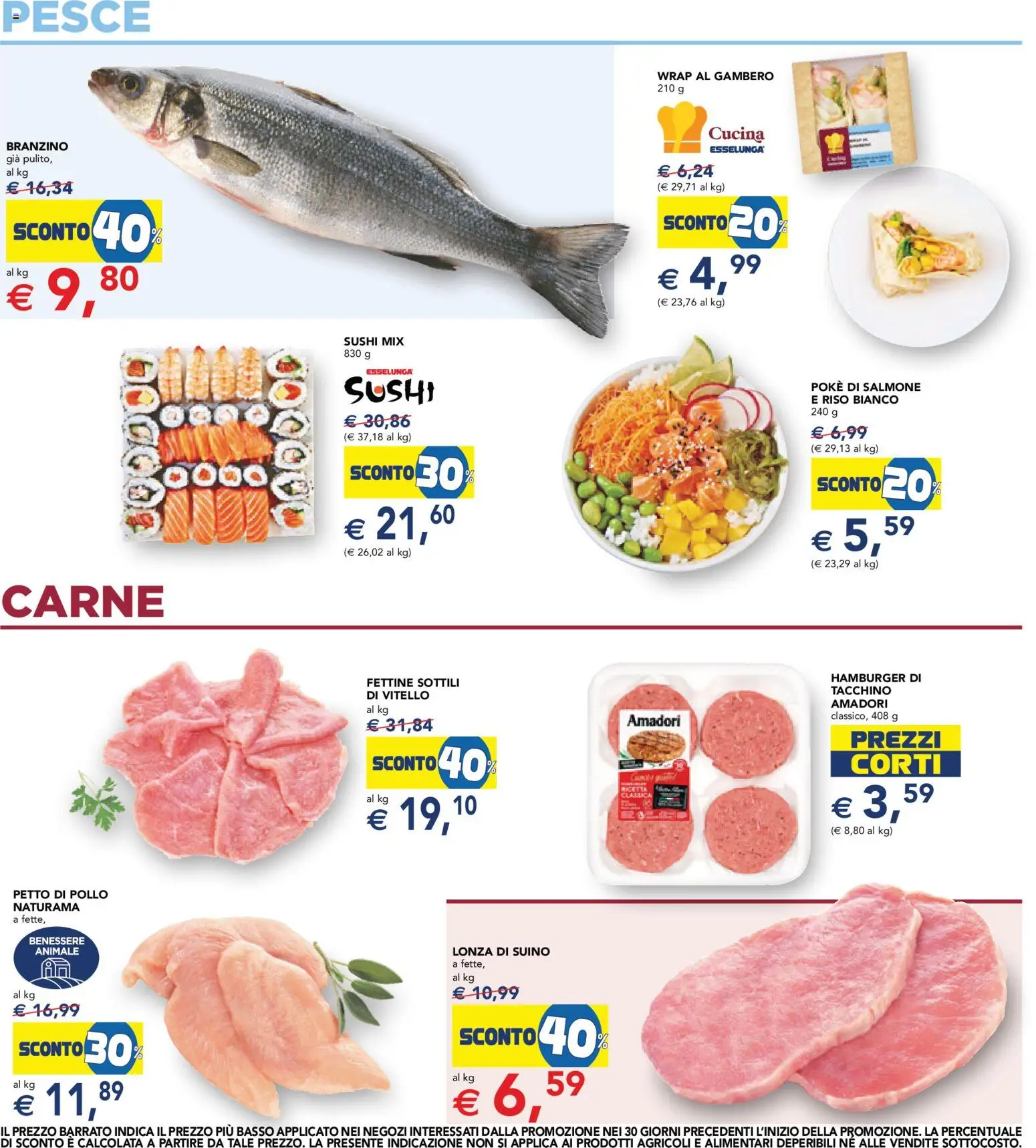 Volantino Esselunga S del 02/07/2026 | Pagina: 13 | Prodotti: Riso, Tacchino, Vitello, Sushi