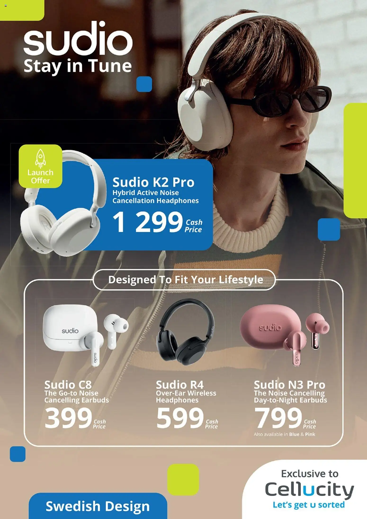 New Cellucity catalogue – valid from 09.06.2026 | Page: 12 | Products: Earbuds, Headphones
