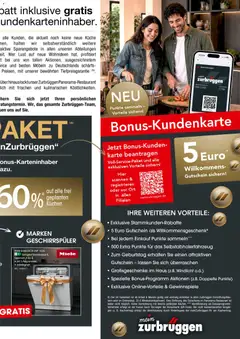Zurbrüggen Küchen Tauschaktion ab 10.10.2026 gültig | Seite: 3 | Produkte: Miele, Geschirrspüler, Küche, Kuchen