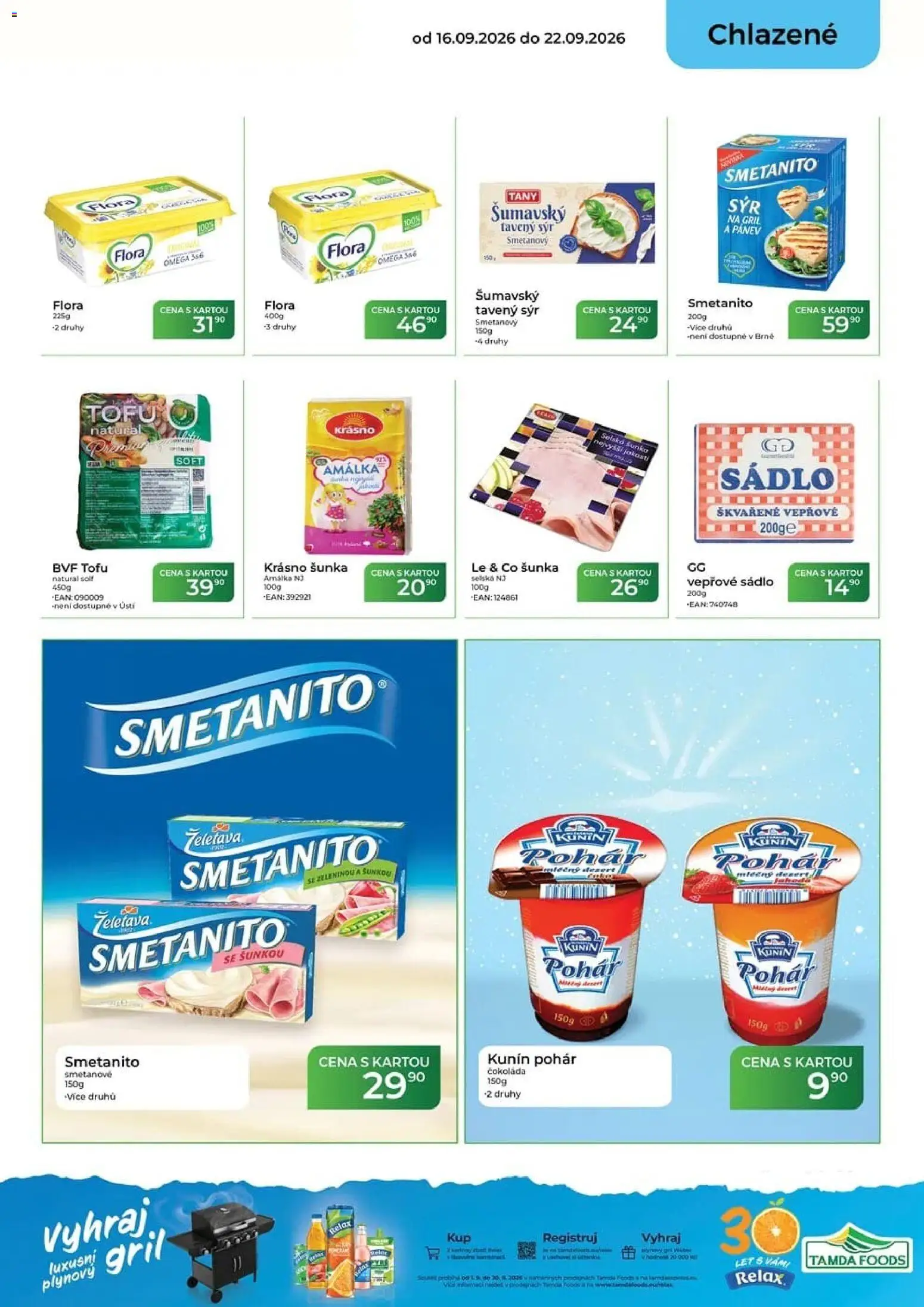 Tamda Foods leták od 16.09.2026 | Strana: 19 | Produkty: Sýr, Sýr na gril, Tofu, Flora