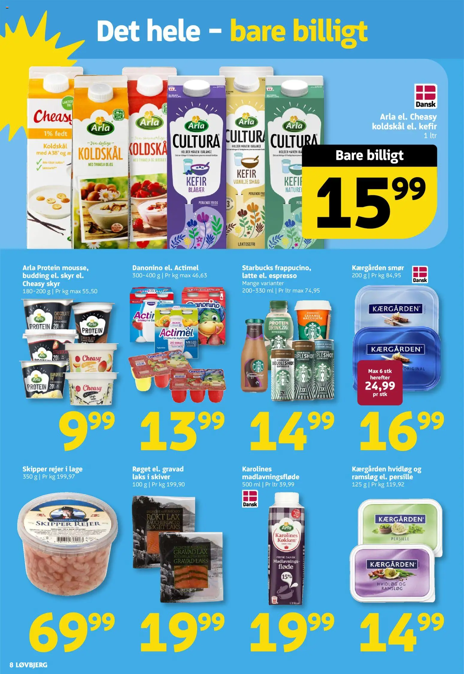 Løvbjerg tilbudsavis – gyldig fra 12.06.2026 | Side: 8 | Produkter: Æg, Skyr, Vanilje, Persille