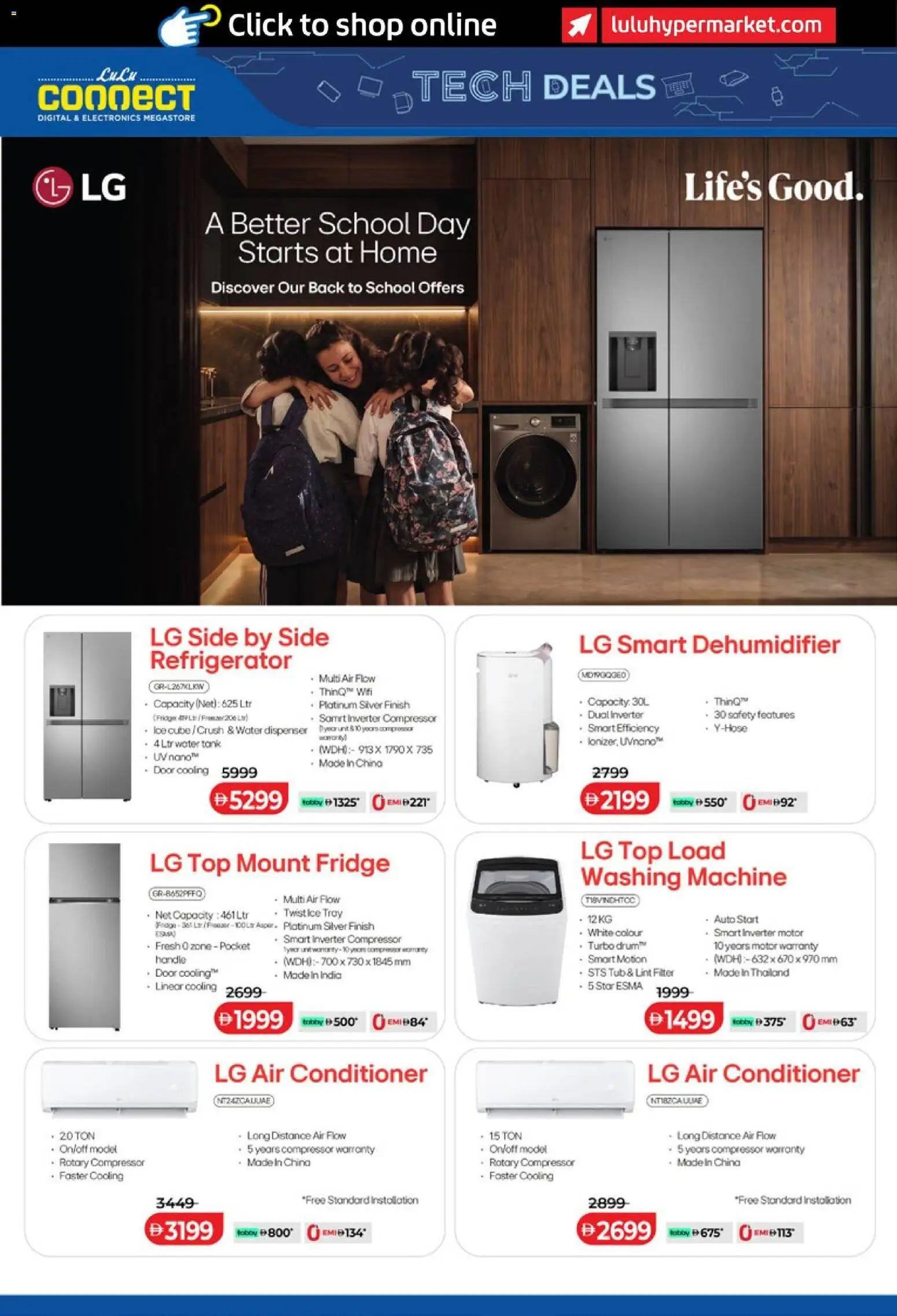 {H1} | Page: 39 | Products: Freezer, Washing machine, Water, Tank